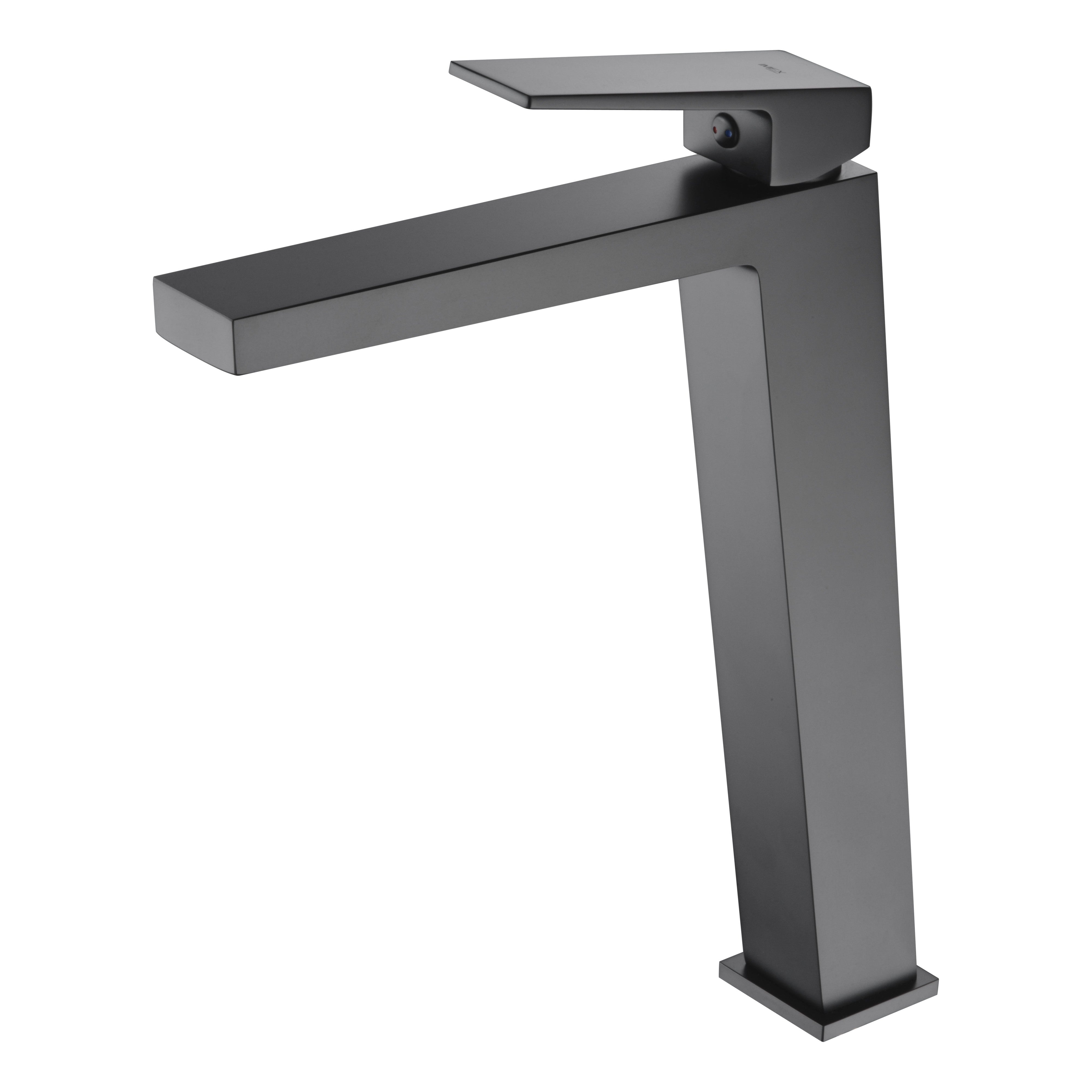 Imex - Monomando tall sink art black matte