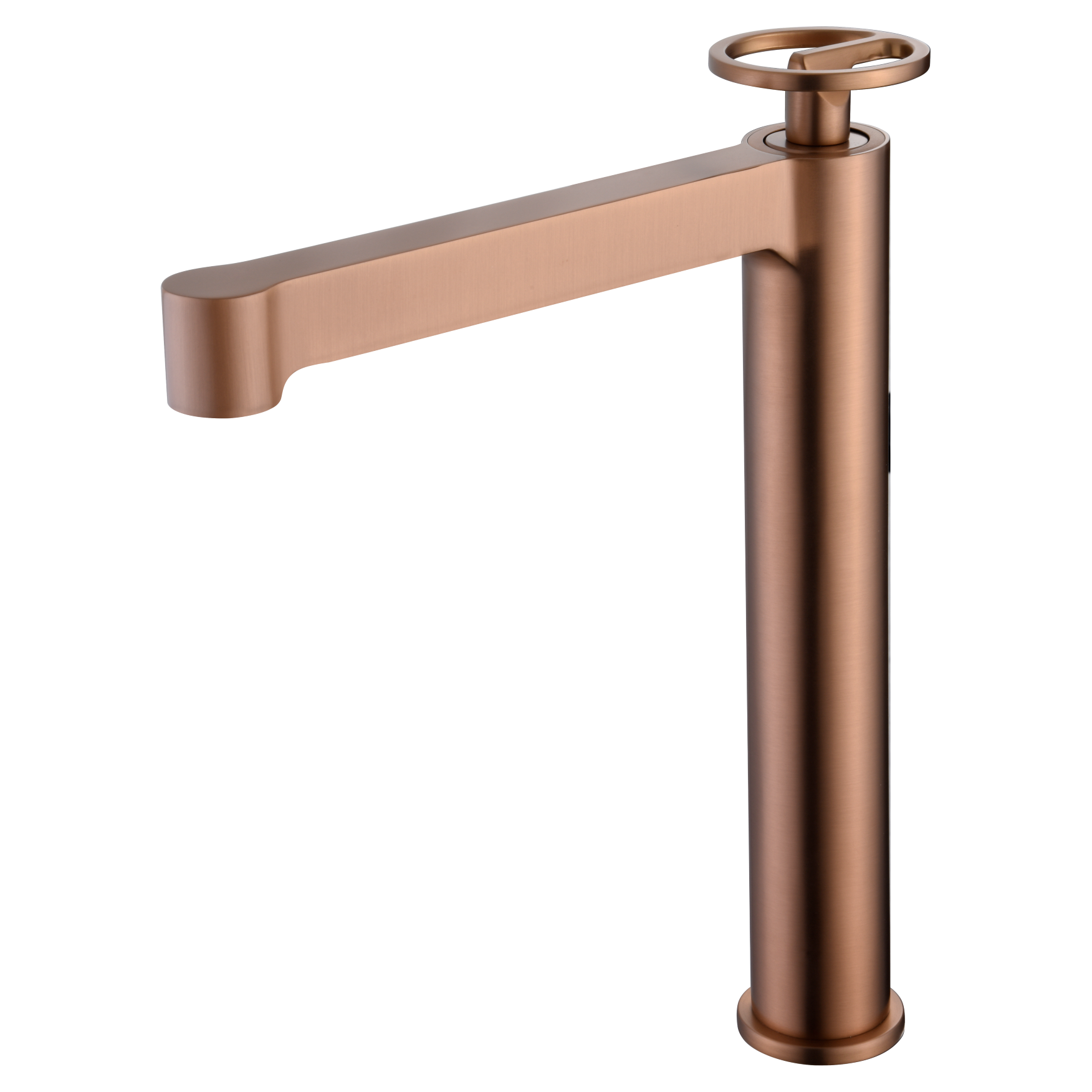 Imex - Monomando lavabo alto Olimpo oro rosa cepillado