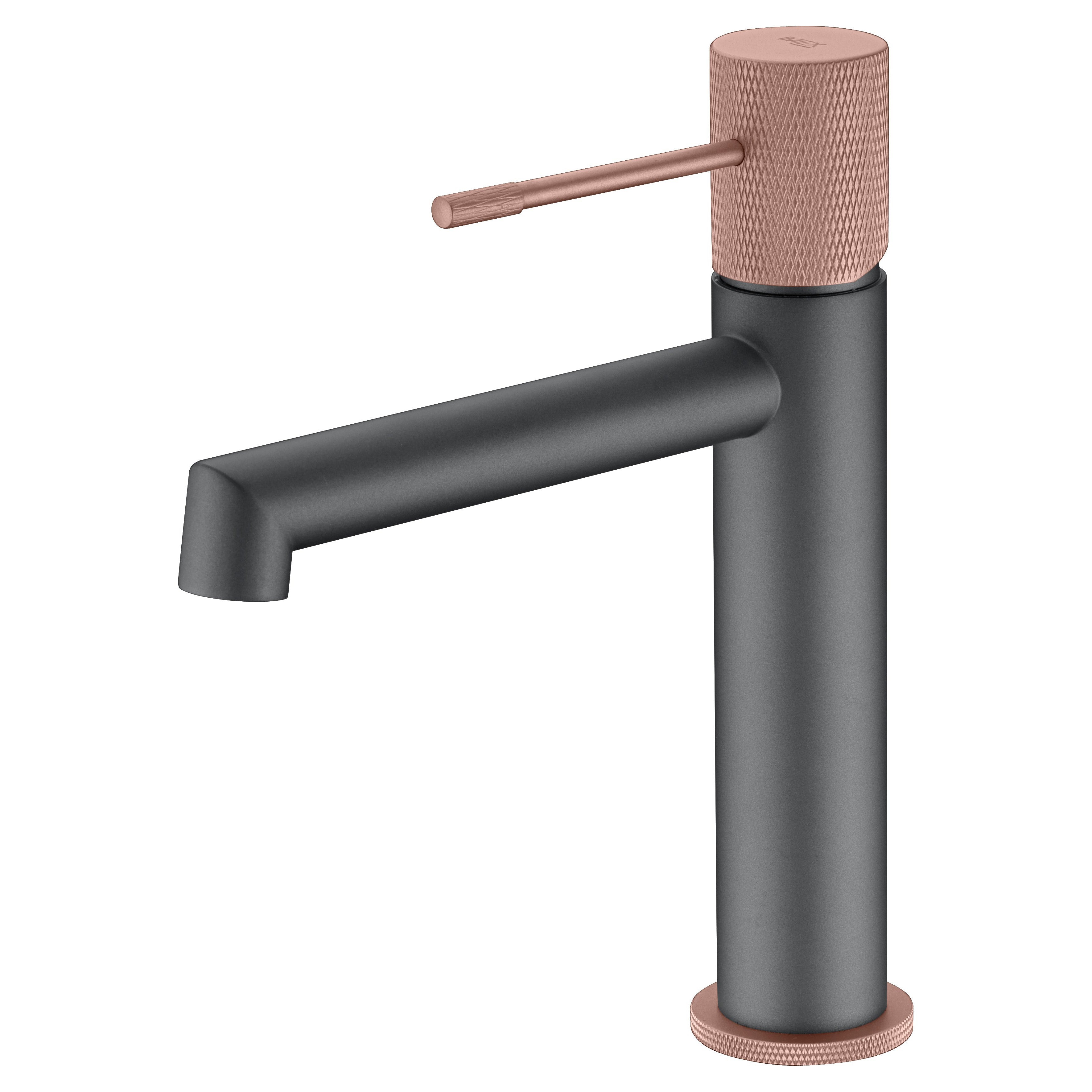 Imex - Monomando lavabo  Line gris champagne