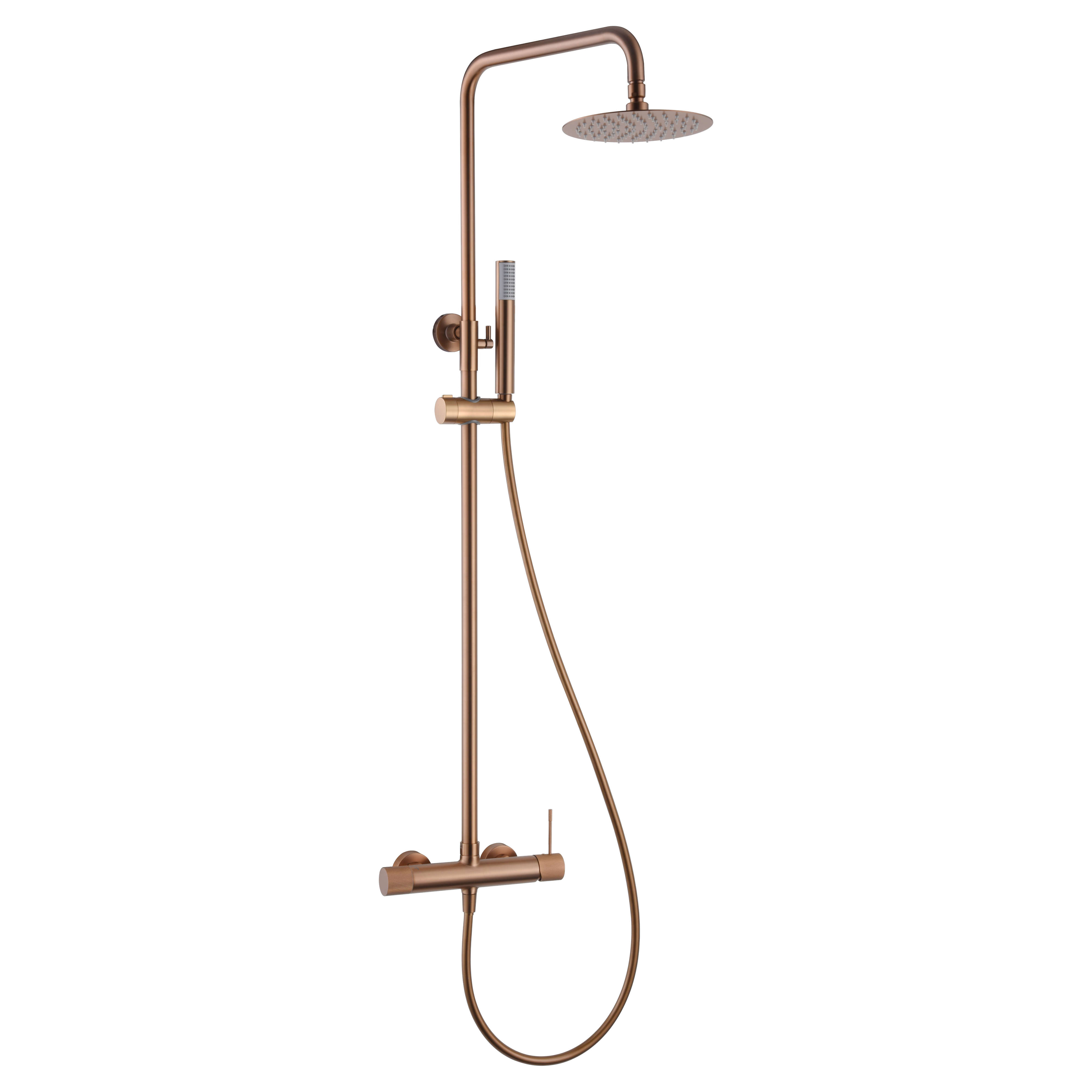 IMEX - Set Shower Monomand Line Brossed Pink