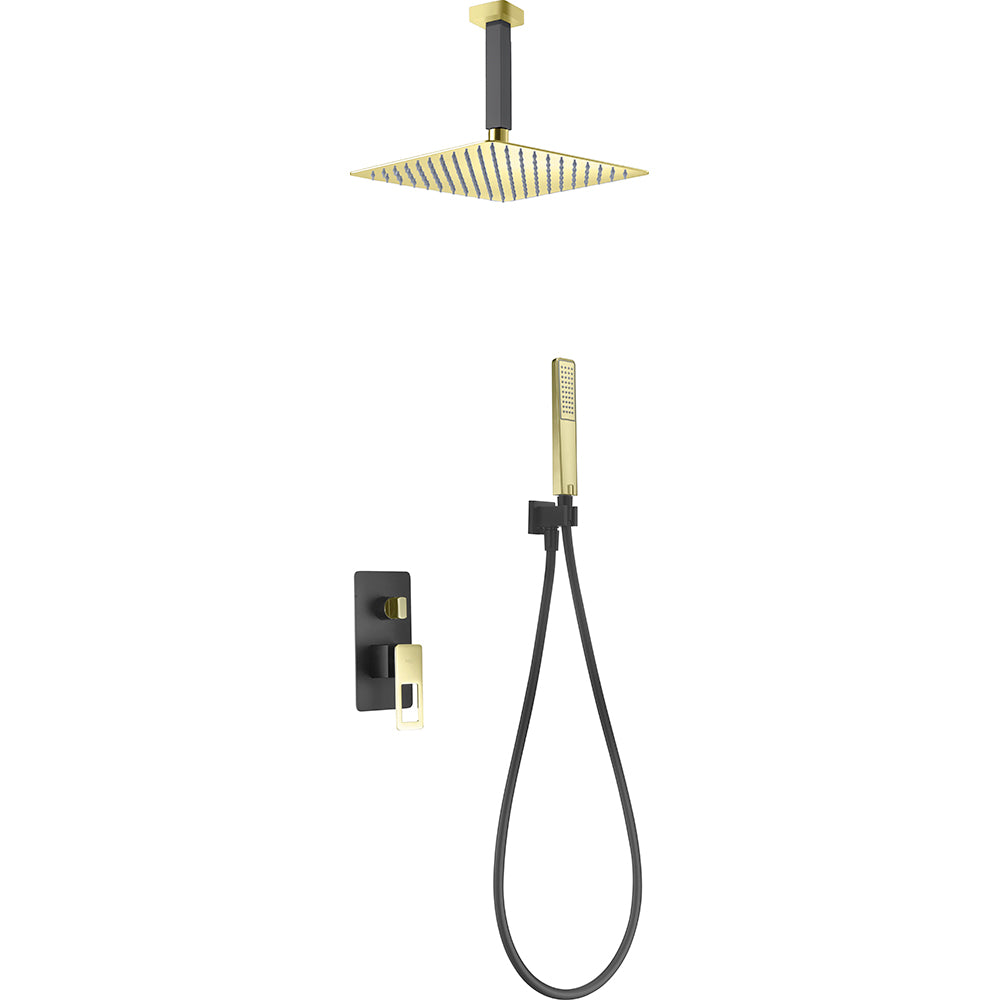 IMEX - Embed Shower Set Momando Stockholm Black Gold Gold