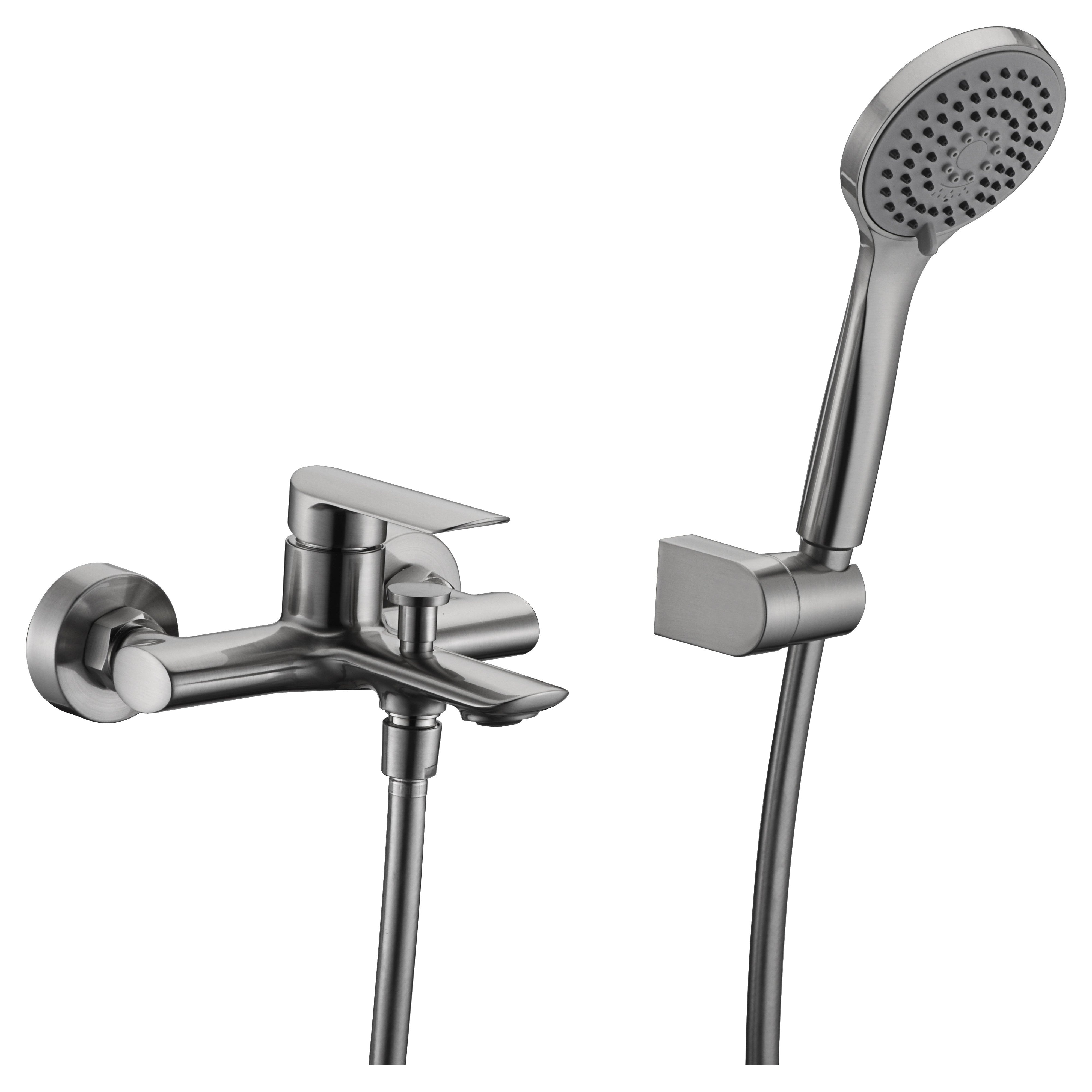 IMEX - Salle de bain robinet / douche nickel ural brossé