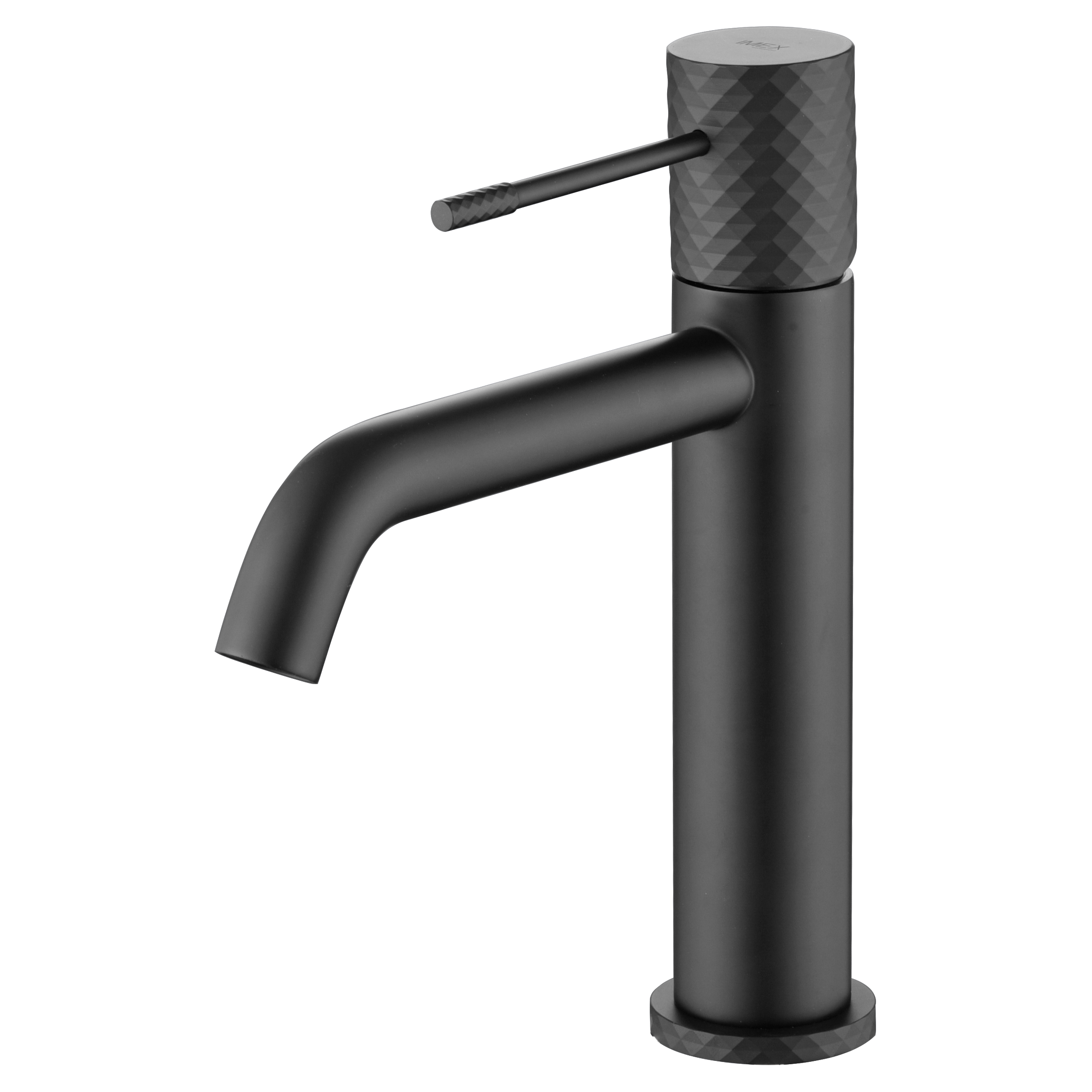 Imex - Monomando lavabo Génova negro mate