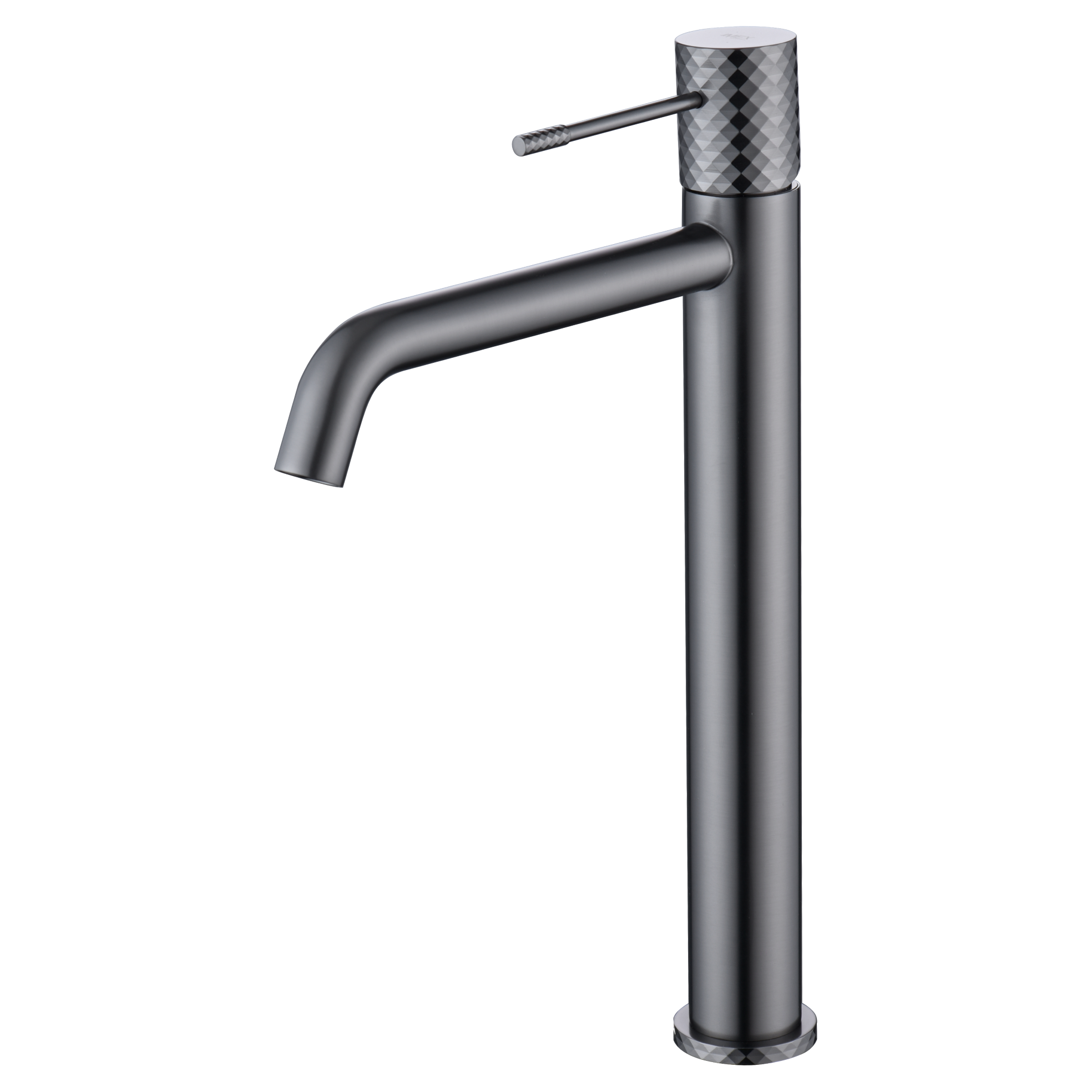 Imex - Monomando lavabo alto Génova black gun metal