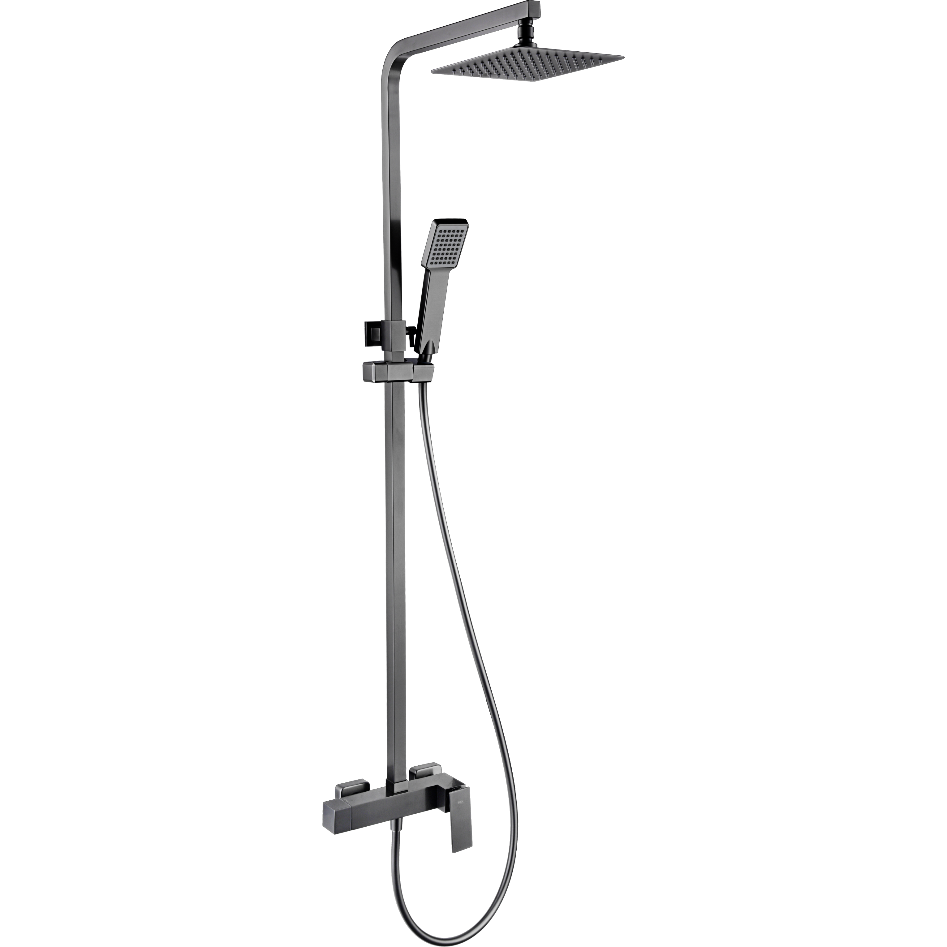 IMEX - Set douche monomando black gun metal