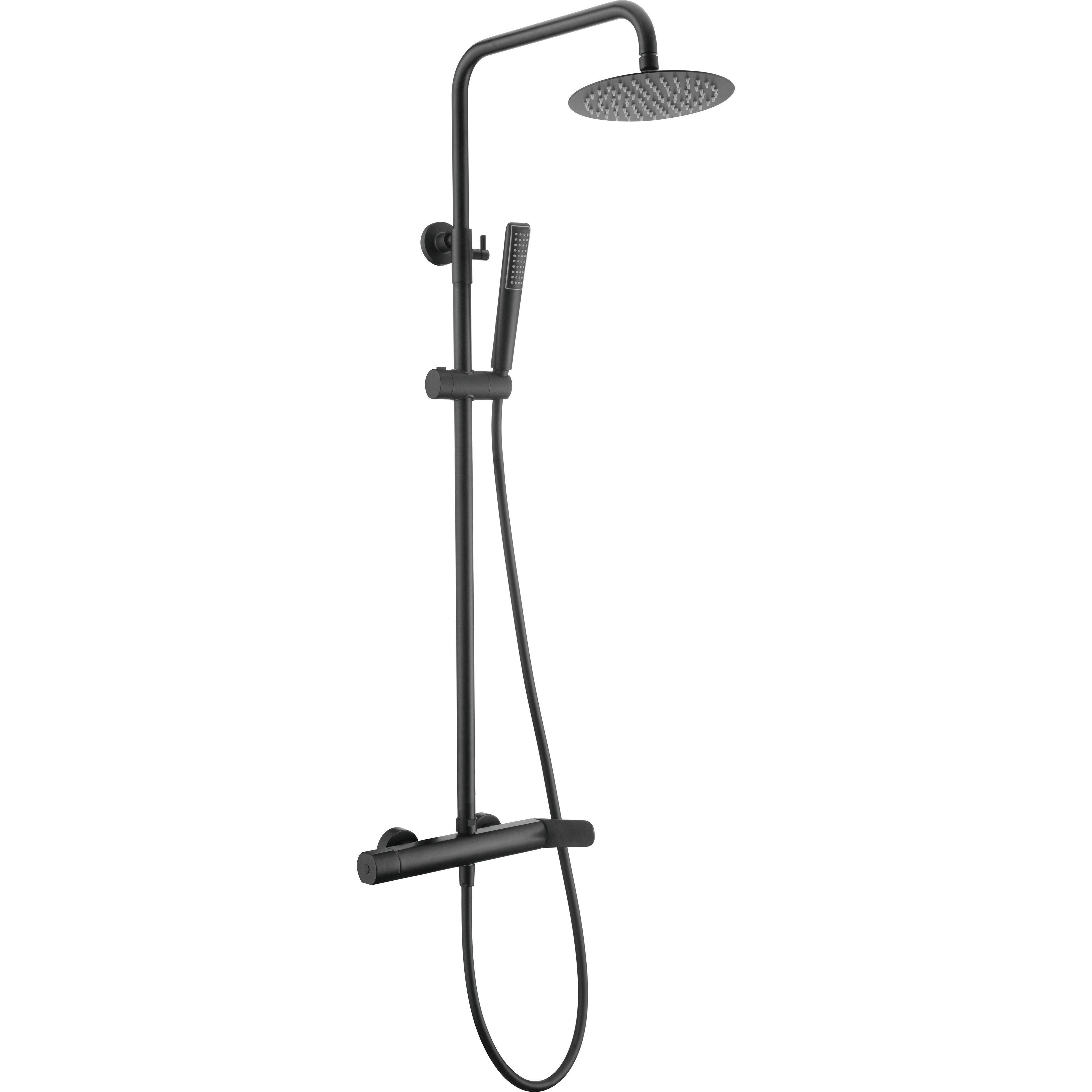 IMEX - Shower set Monomando Denmark Matte Black