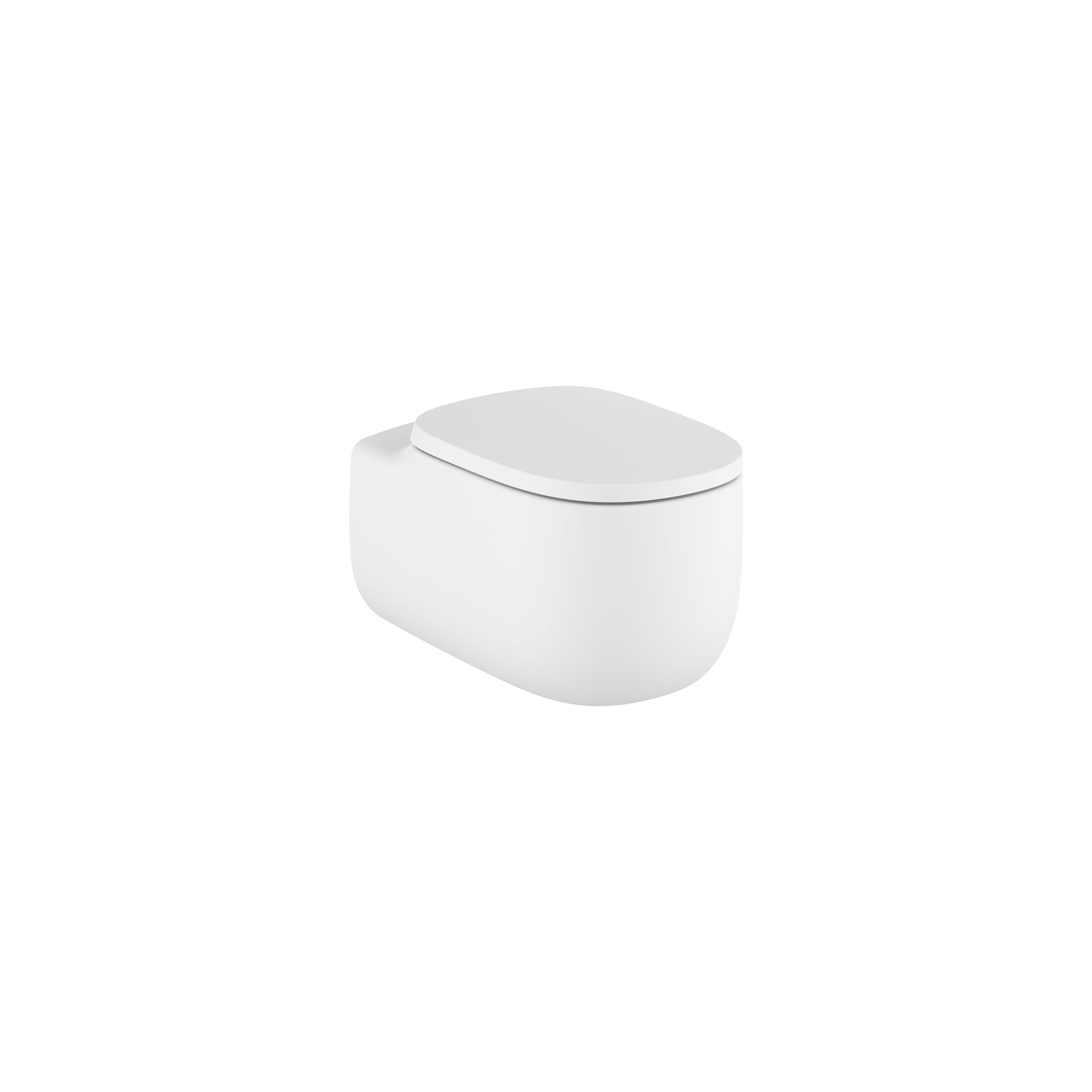 Roca - Inodoro completo suspendido beyond Rimless® con salida horizontal blanco mate