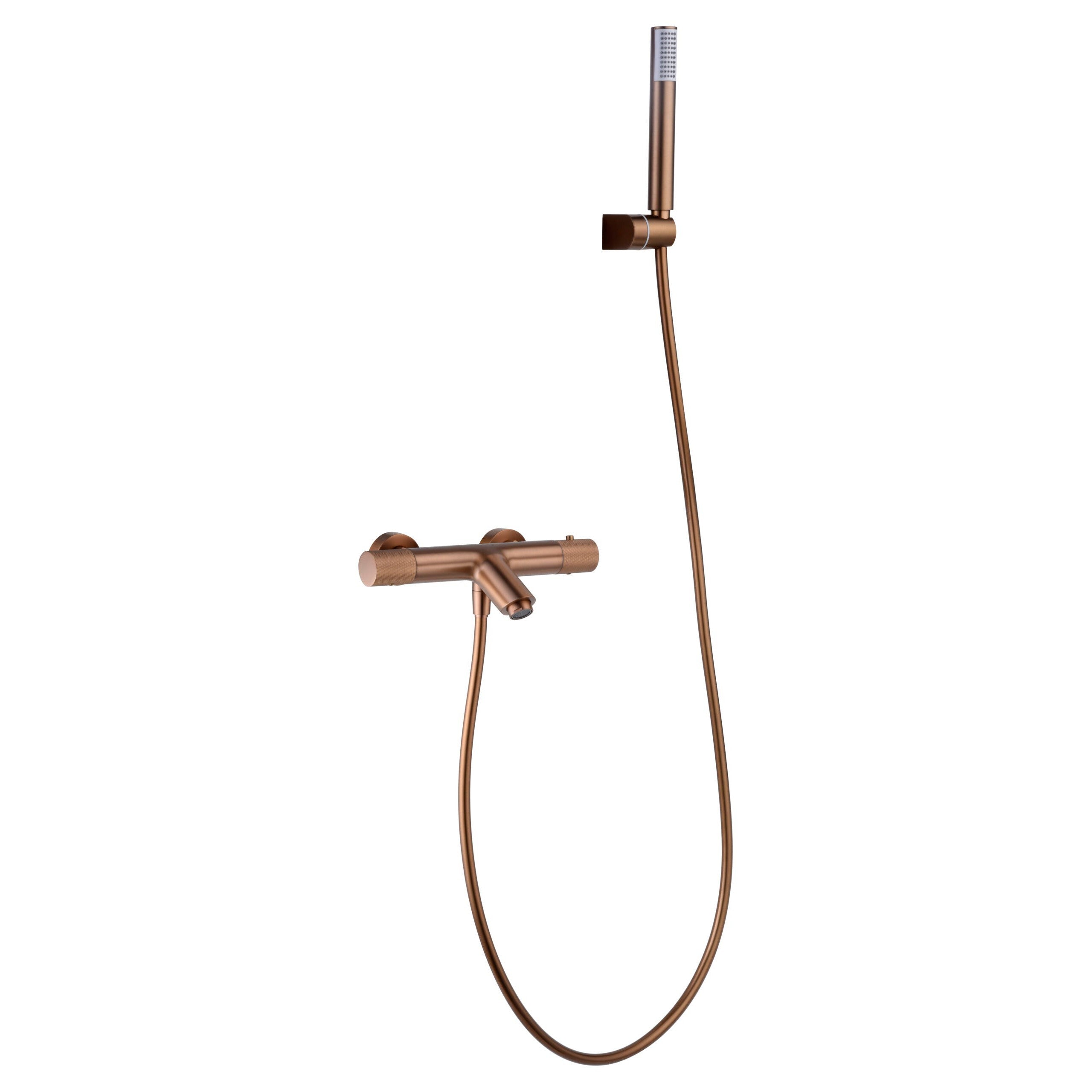 Imex - Bathroom Kit / Thermostatic Shower Line Rink Gold Brushing