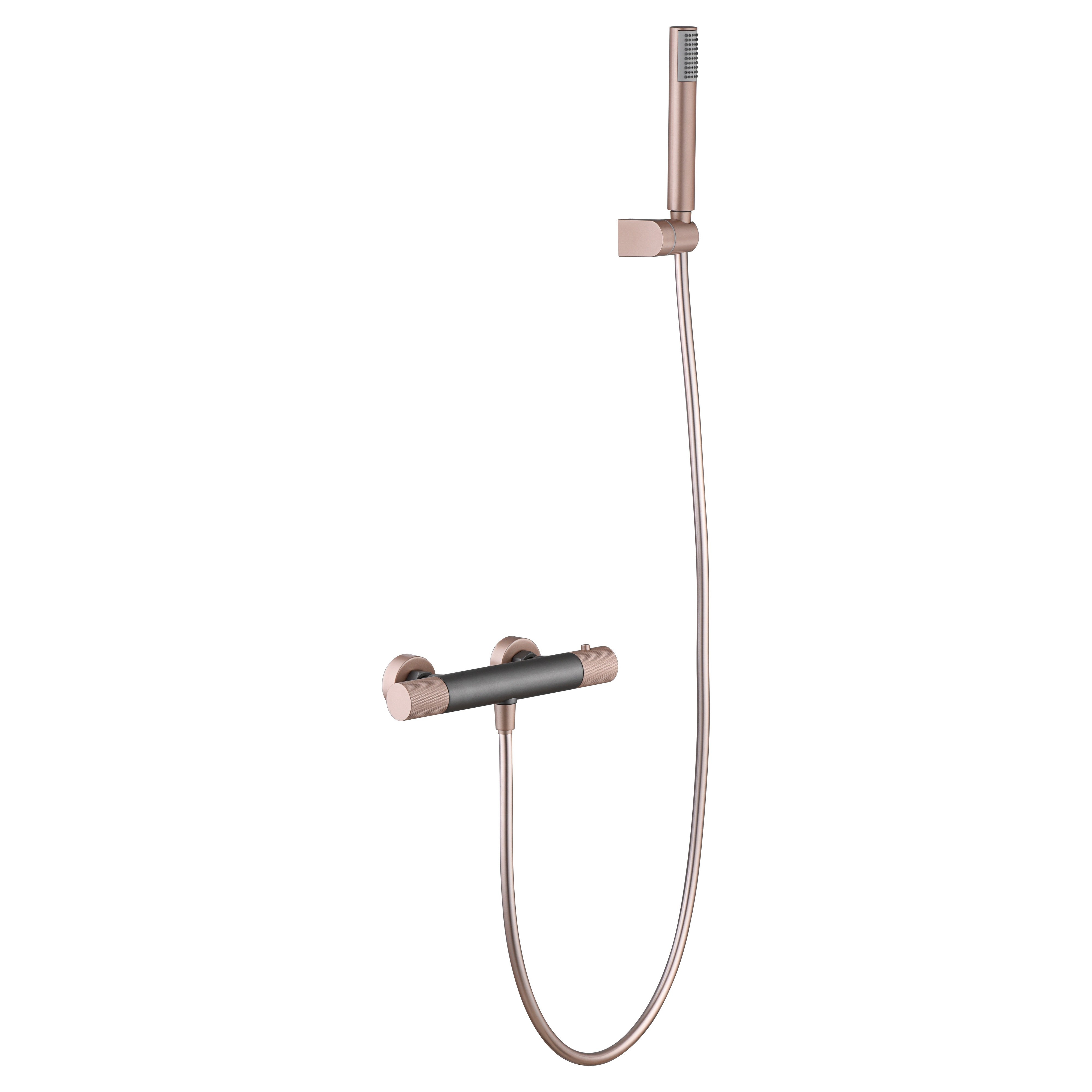 Imex - Thermostatic shower tap Line Gray Champagne