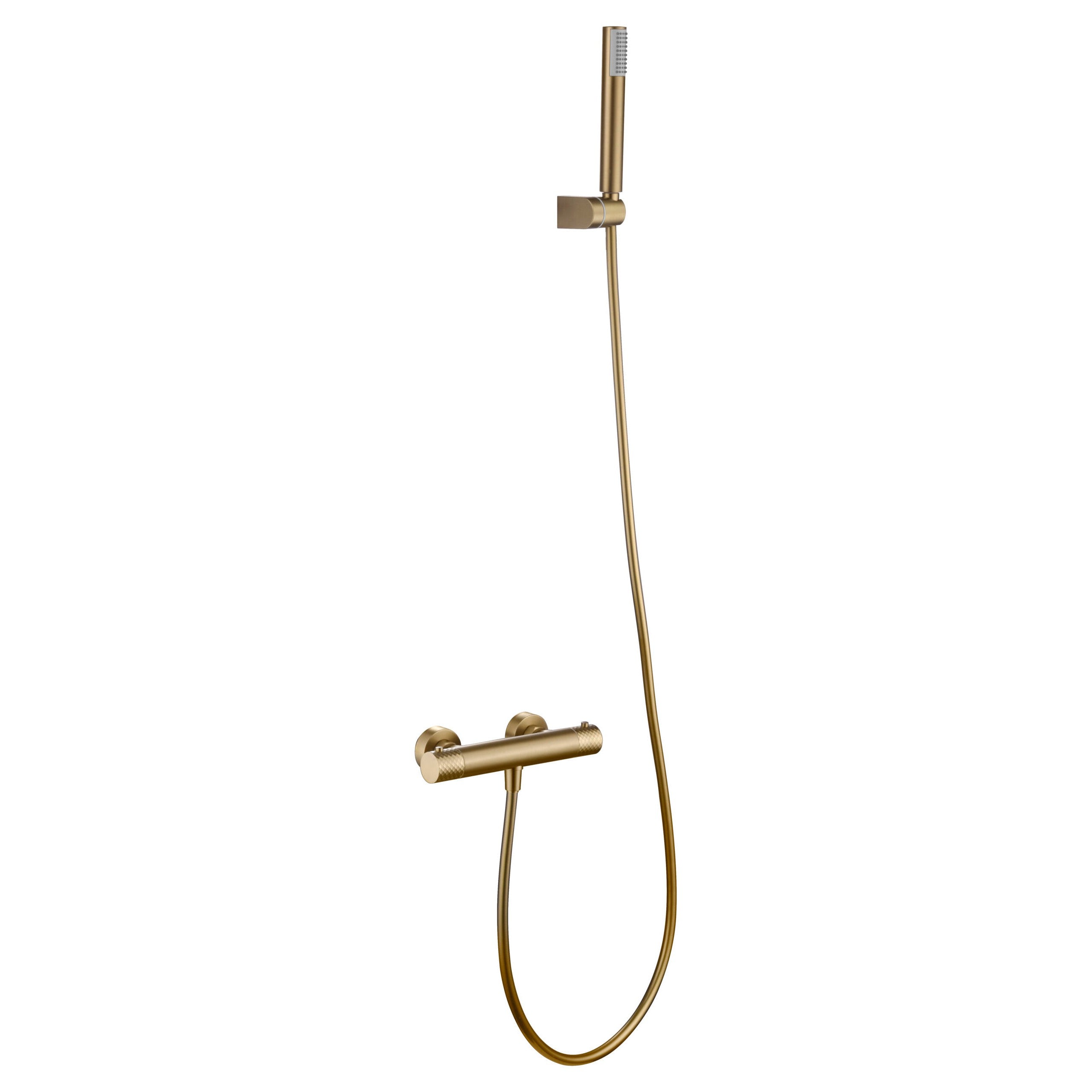 Imex - Genoa Gold Thermostatic Shower Kit Brushed