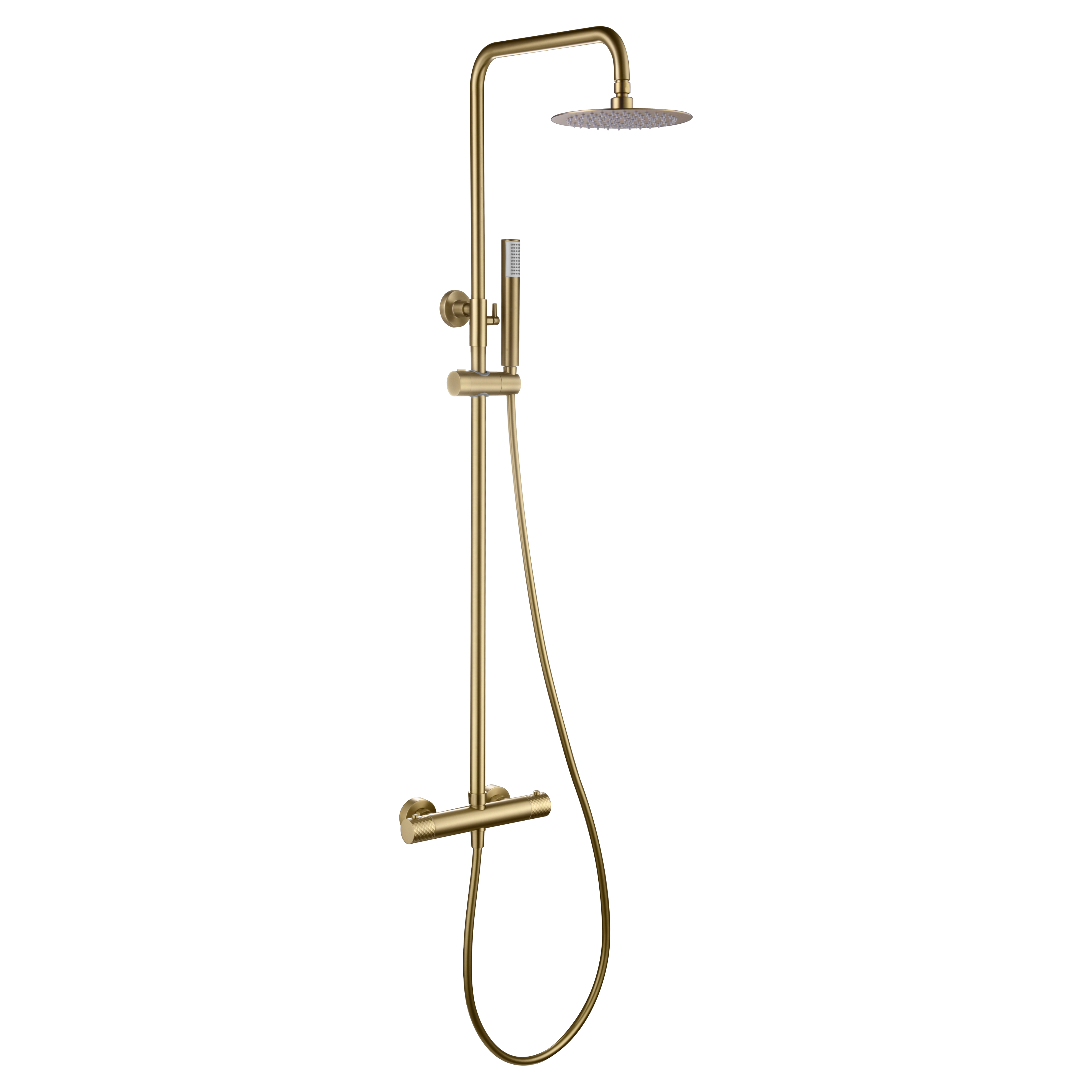 IMEX - Genoa Gold Thermostatic Shower børstet