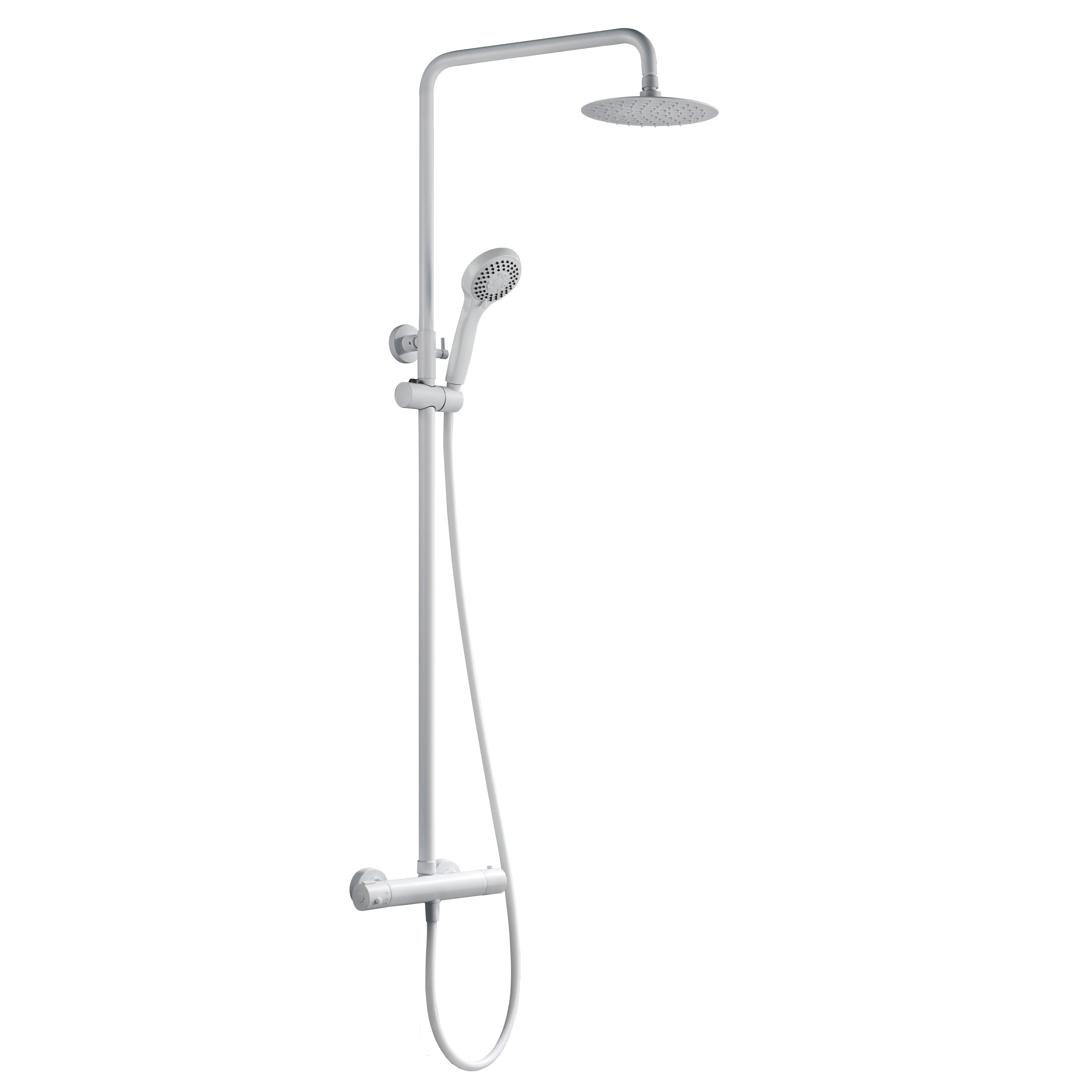 Imex - Thermostatic shower set Kent Matte White