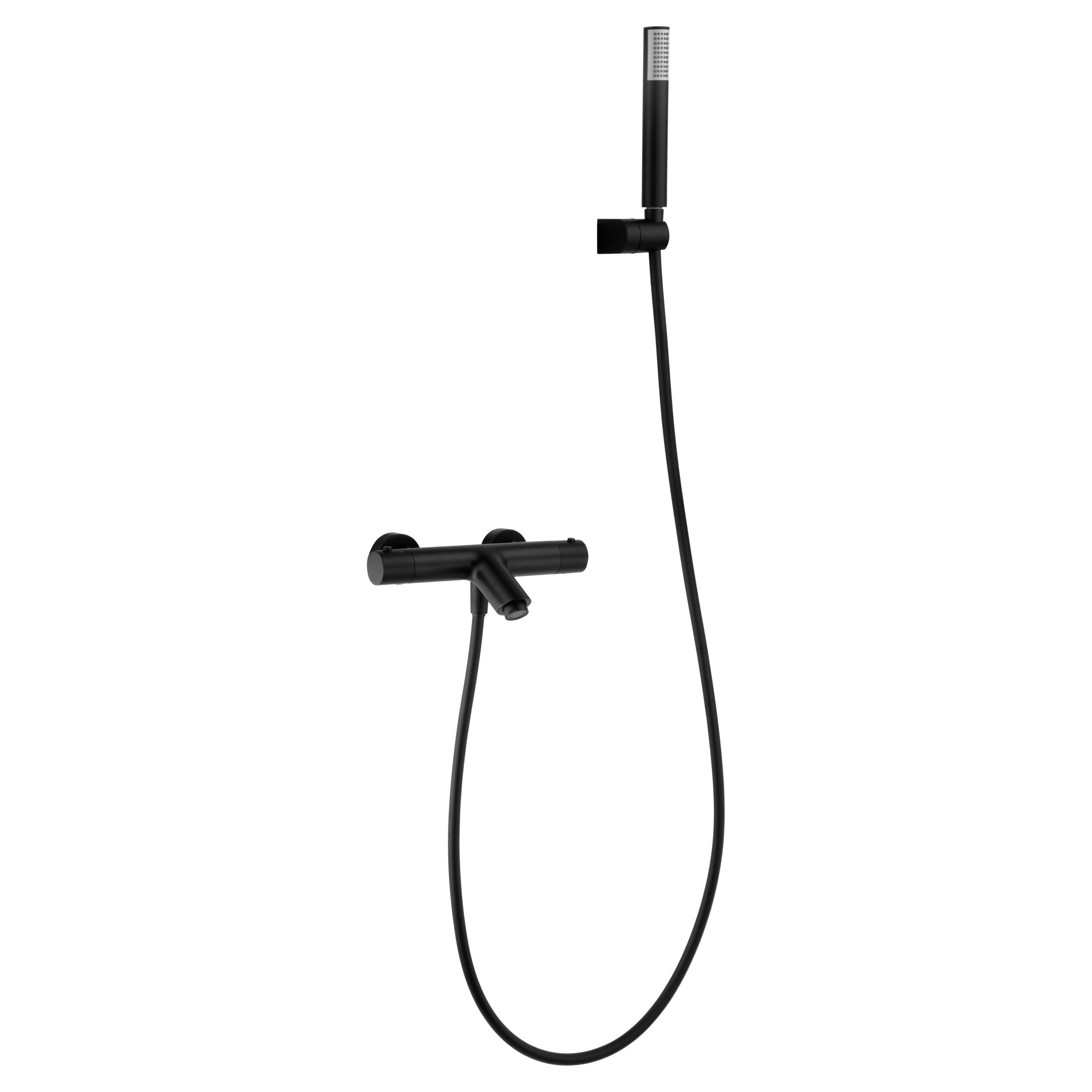 Imex - Bathroom Kit/Thermostatic Shower Matte Black Black