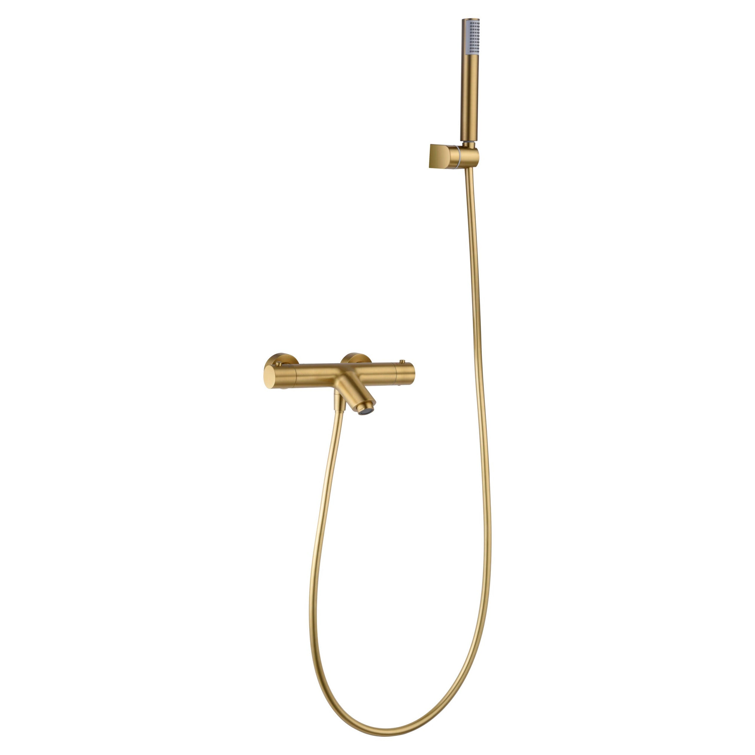 IMEX - Bathroom Kit/Thermostatic Shower Monza Gold Brushing