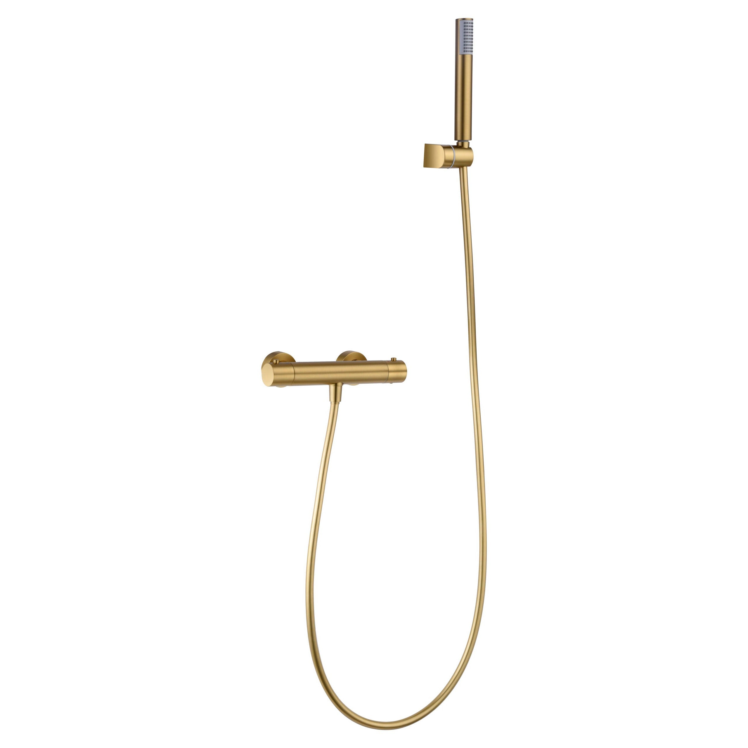 IMEX - Brushed Monza Gold Thermostatic Shower Kit