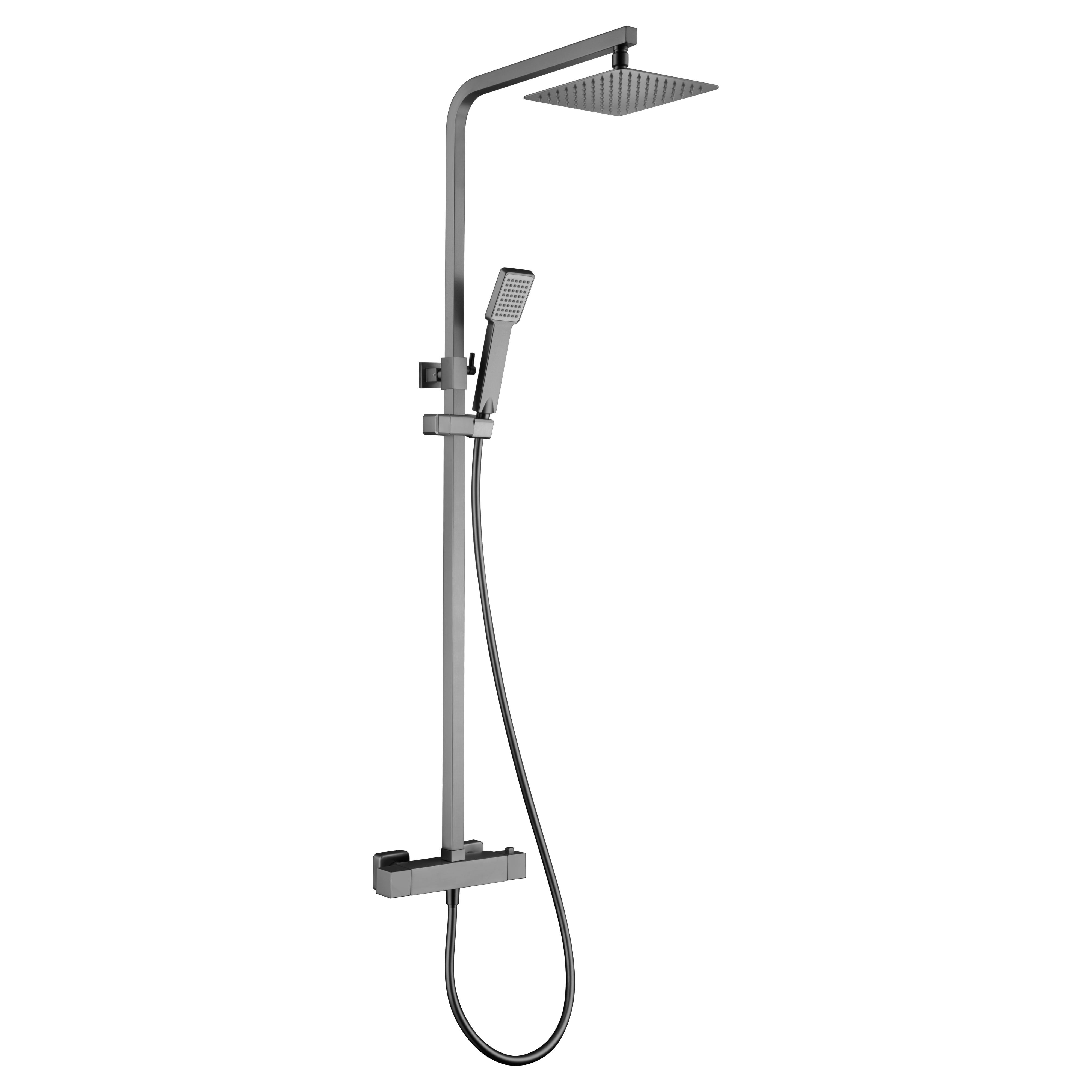 Imex - Thermostatic shower set Vigo Black Gun Metal