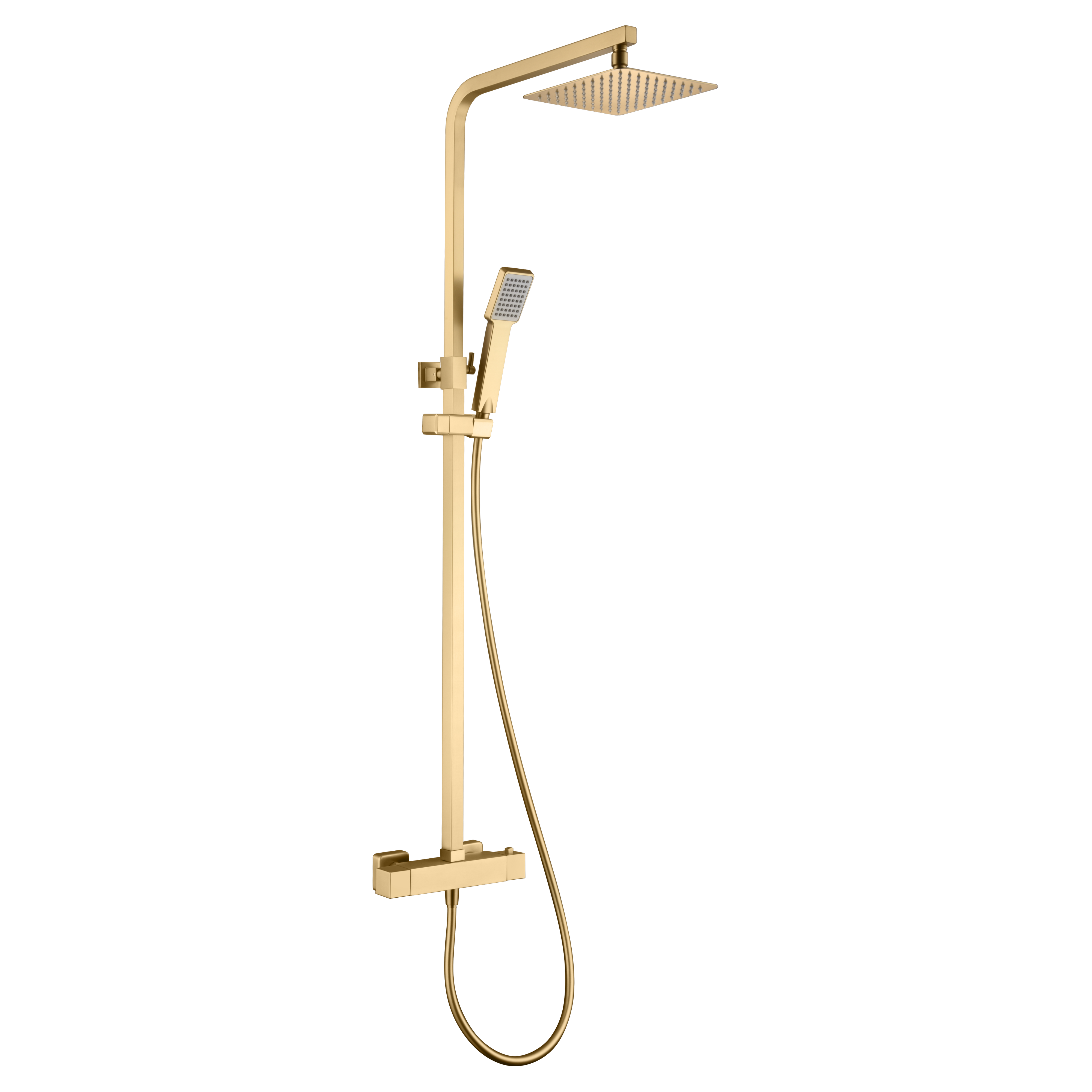 IMEX - Ensemble de douche thermostatique Vigo Gold Brossed