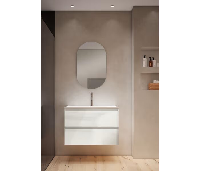 Bath furniture reduced background 39.5 cm from viso bath box 2 drawers, suspended