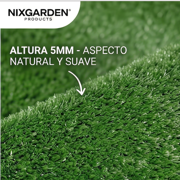 Nix Garden - Rollo Kunstrasen 5 mm Größe 1x5 m