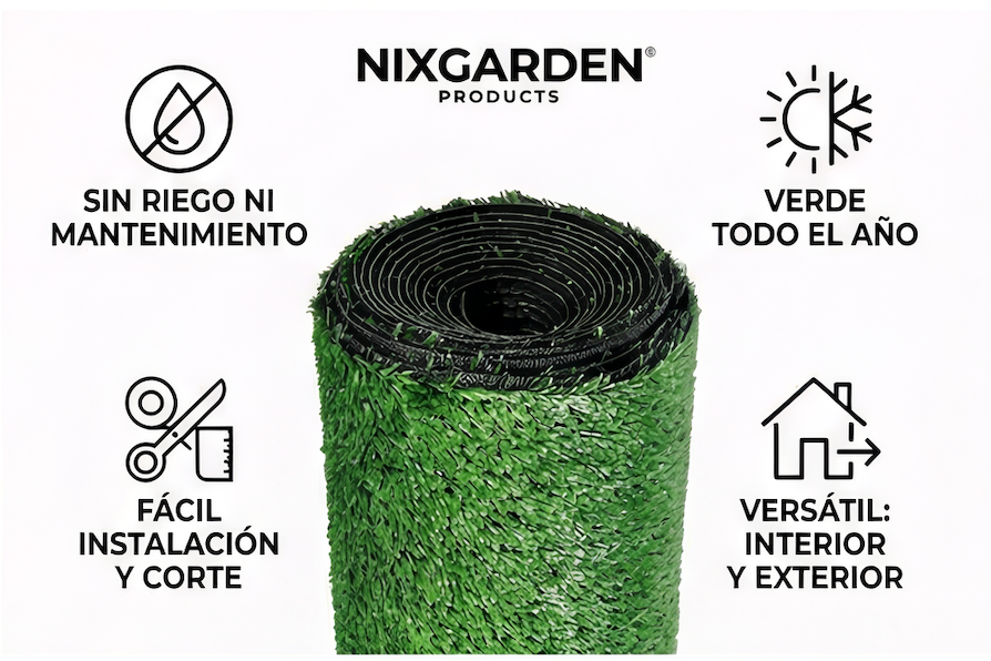 Nix Garden - Rollo Kunstrasen 5 mm Größe 1x5 m