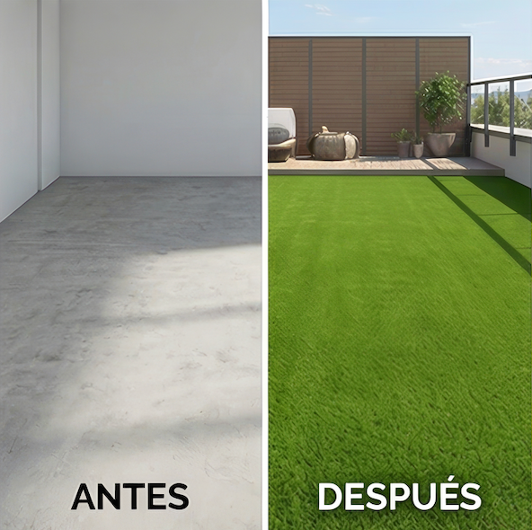 Nix Garden - Rolo de Relva Artificial 30 mm tamanho 1x5 m