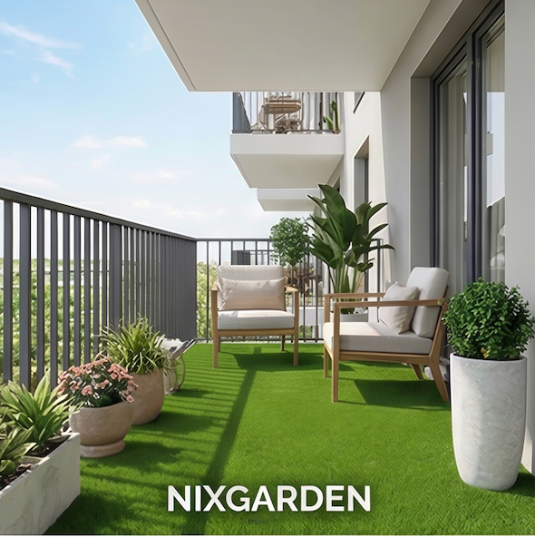 Nix Garden - Rolo de Relva Artificial 30 mm tamanho 1x5 m
