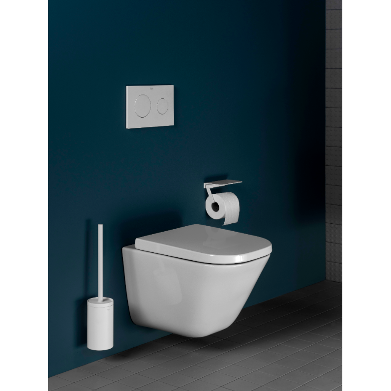Roca - Inodoro completo suspendido the gap square compacto con fijaciones ocultas