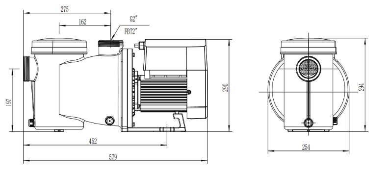 Hayward - Bomba Power-Flo II para piscina