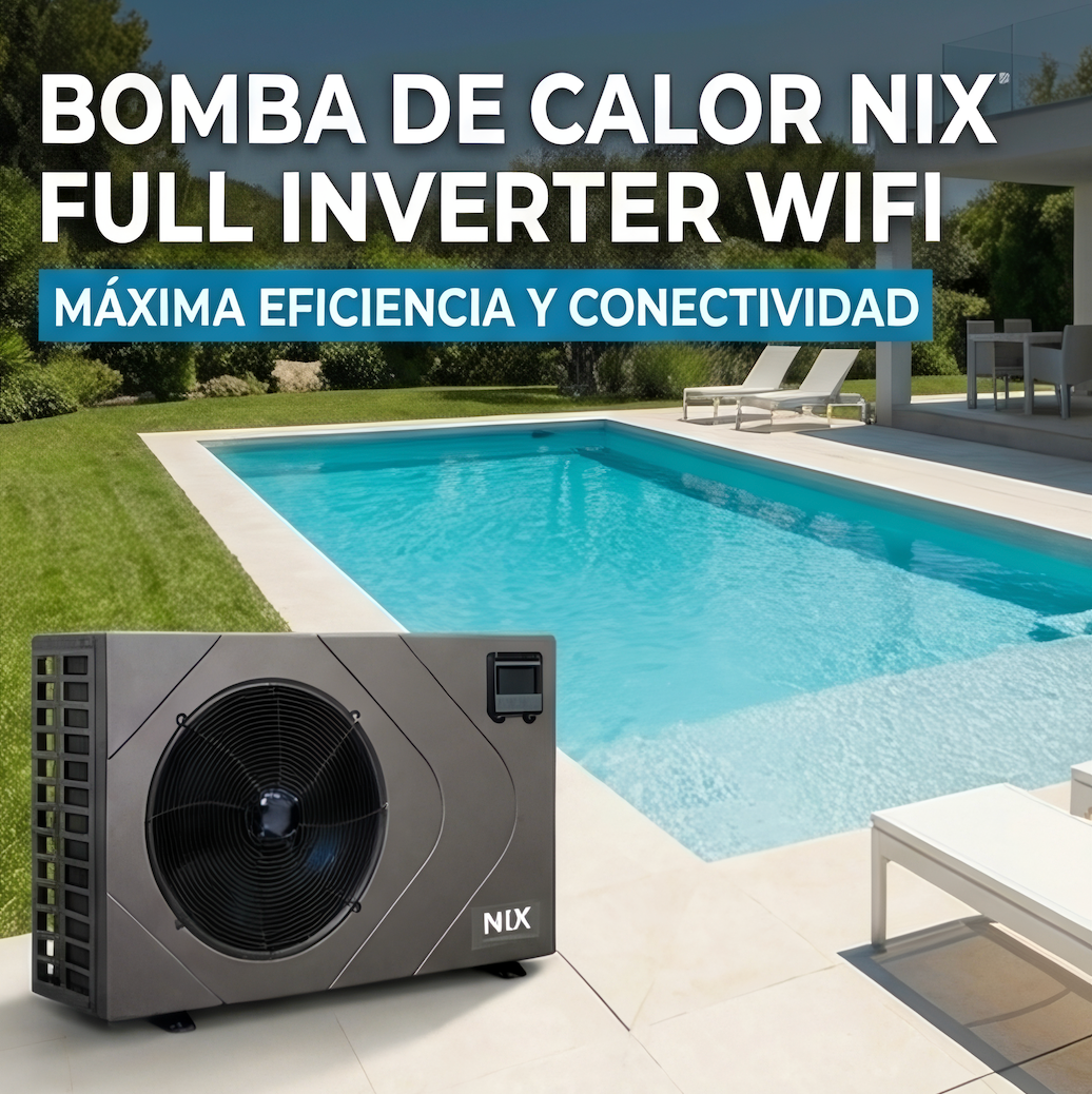 Bomba de calor de piscina Full Inverter Wifi Nix