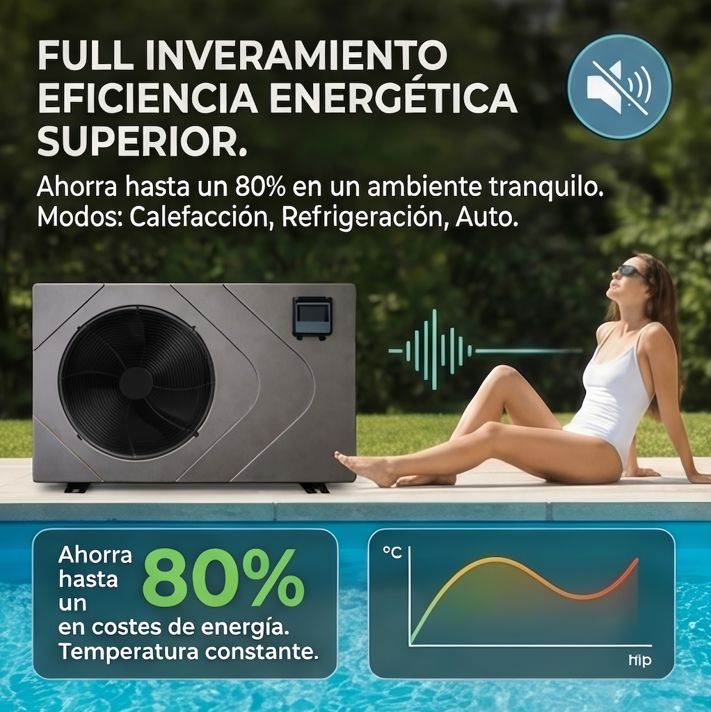 Bomba de calor de piscina Full Inverter Wifi Nix
