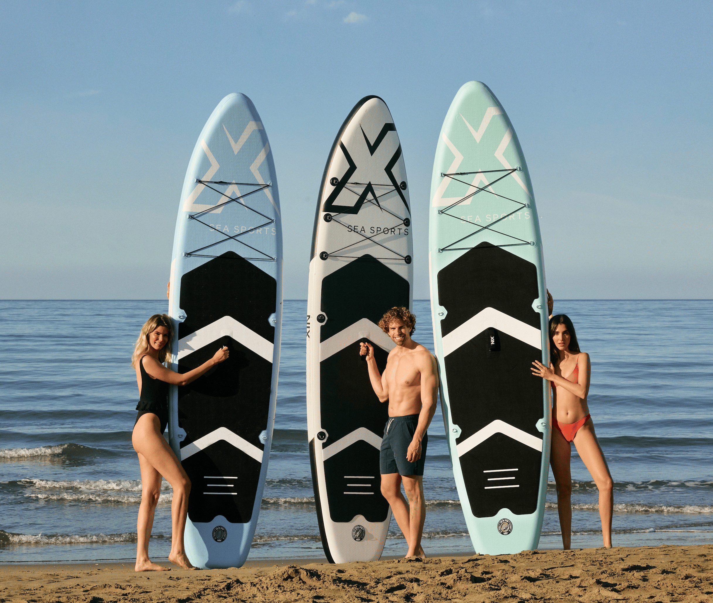 Tabla Paddle Surf Hinchable 11" 335x84x15 cm 159 kg turquesa con accesorios