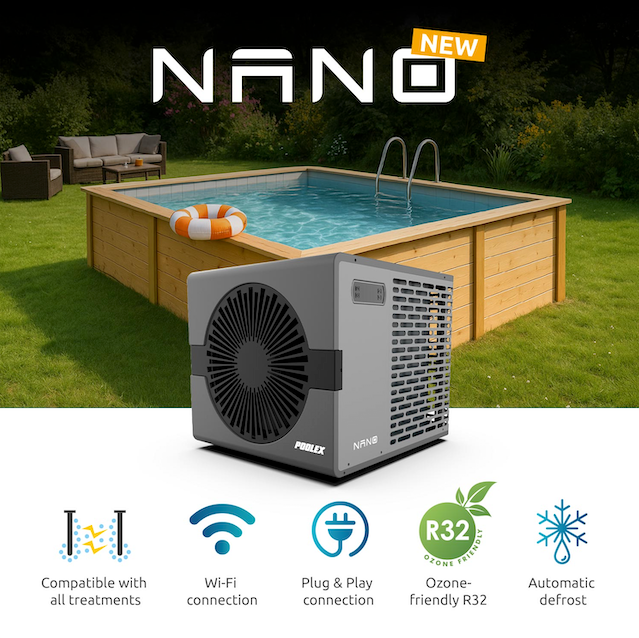 Poolex - Bomba de calor Nano para piscina