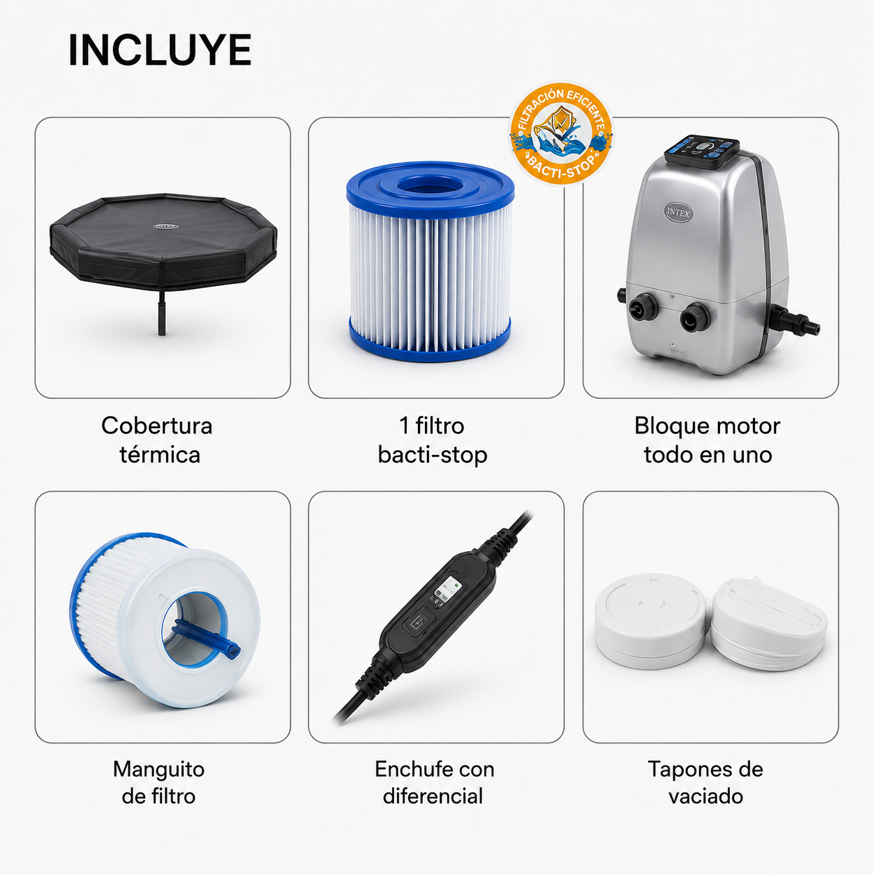 Nixspa Spa exterior insuflável semirrígido 5–6 pessoas