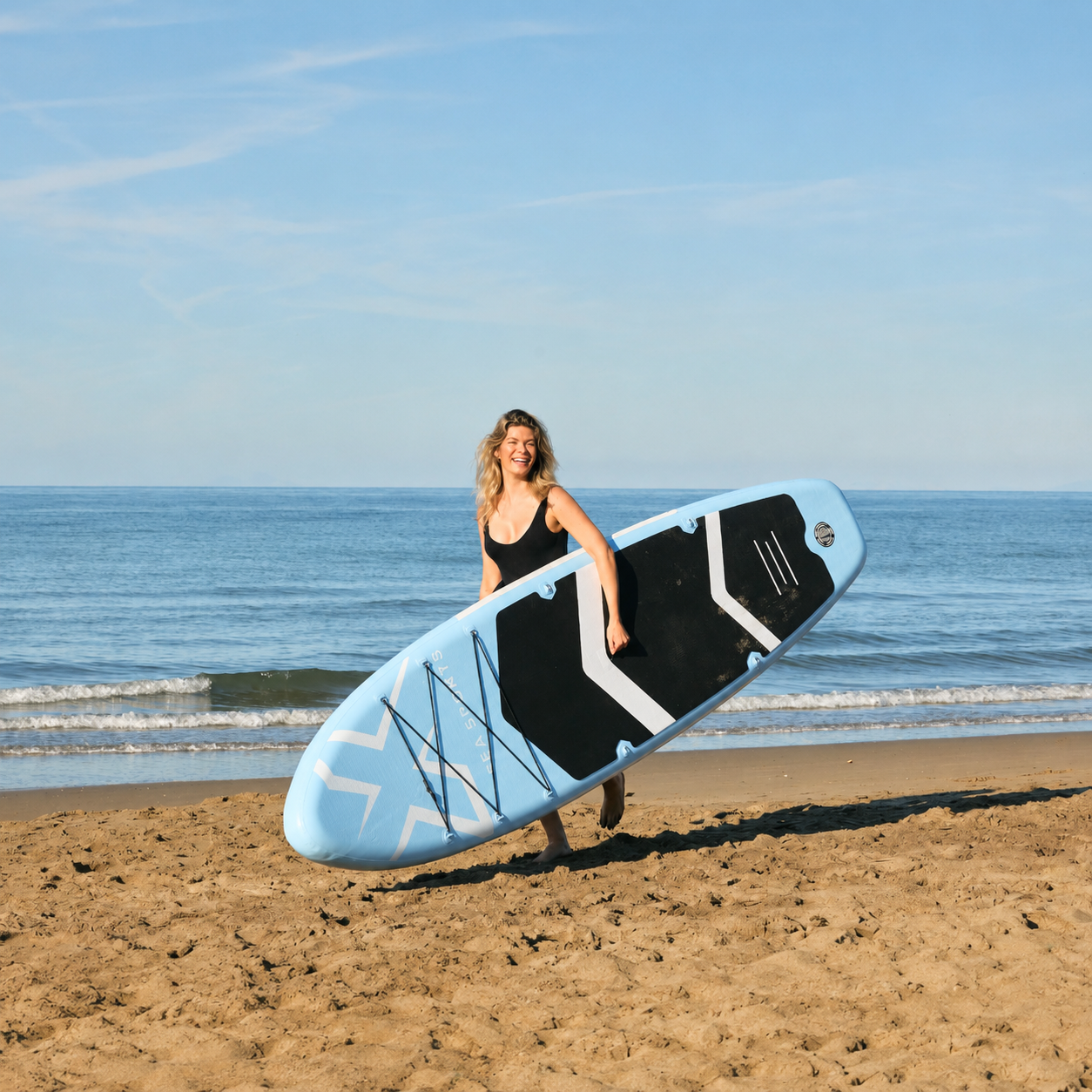 Tavola Paddle Surf Gonfiabile 11" 335x84x15 cm 159 kg blu con accessori