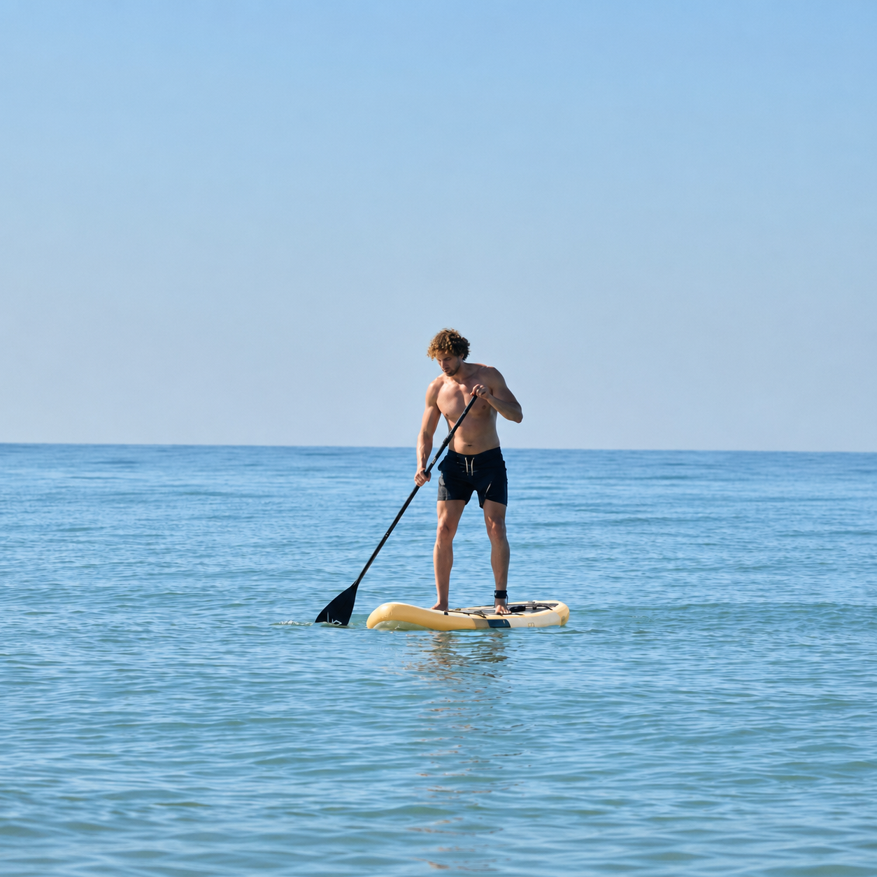 Tavola Paddle Surf Gonfiabile 11" 335x84x15 cm 159 kg gialla Pacchetto Premium