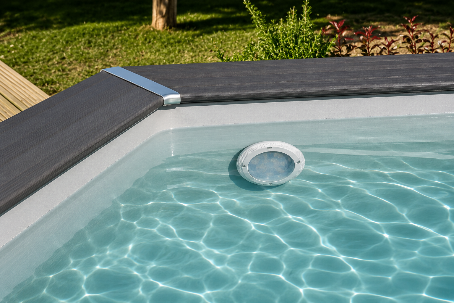 Piscine surélevée en composite Gre rectangulaire KPCOR2814T (315 × 175 × 96 cm)