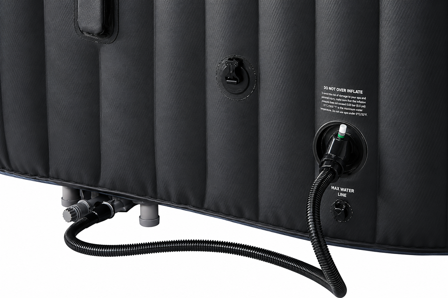 MSpa – Spa hinchable cuadrado Tekapo 4 personas