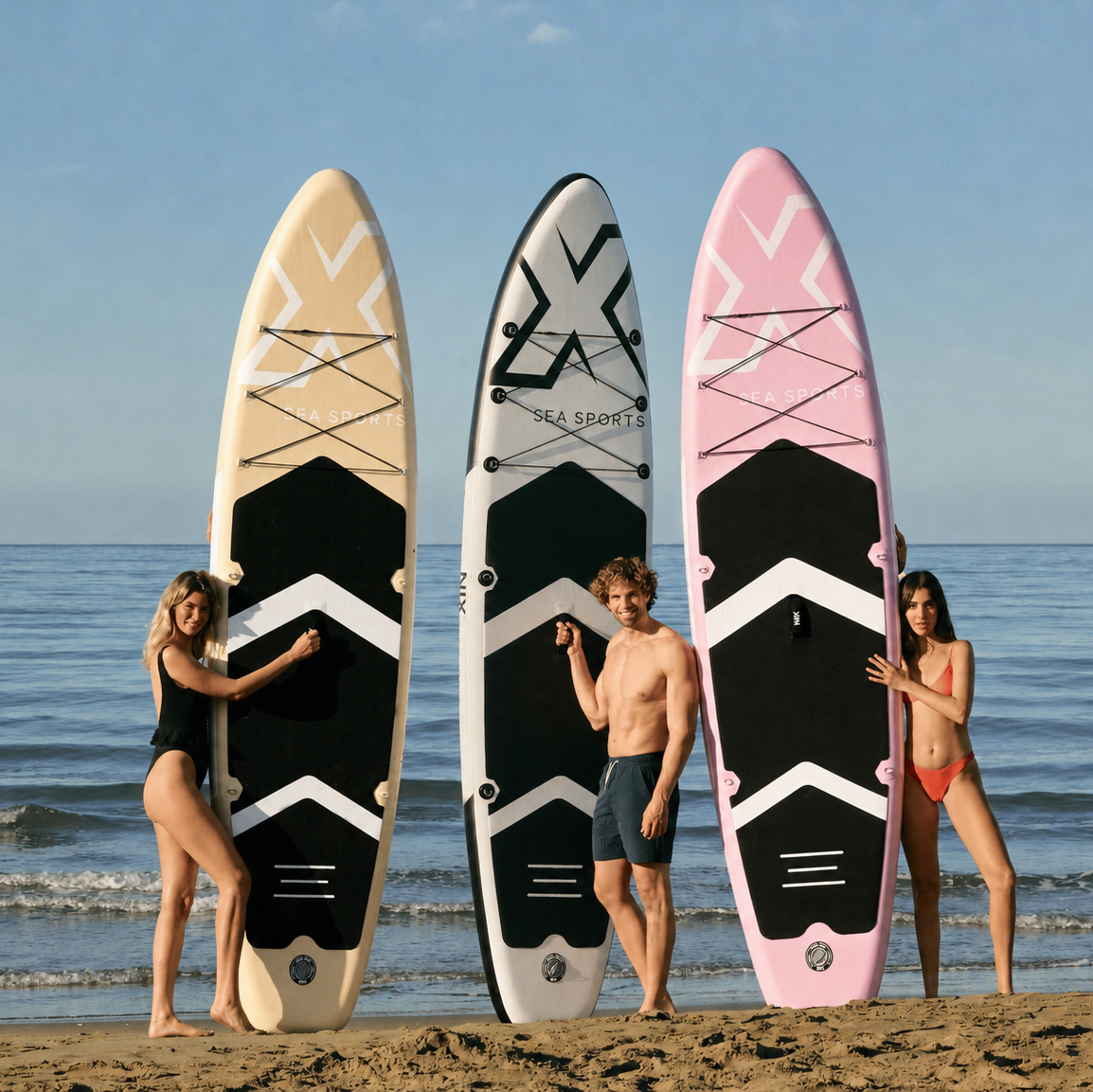 Tavola Paddle Surf Gonfiabile 11" 335x84x15 cm 159 kg rosa Pacchetto Premium