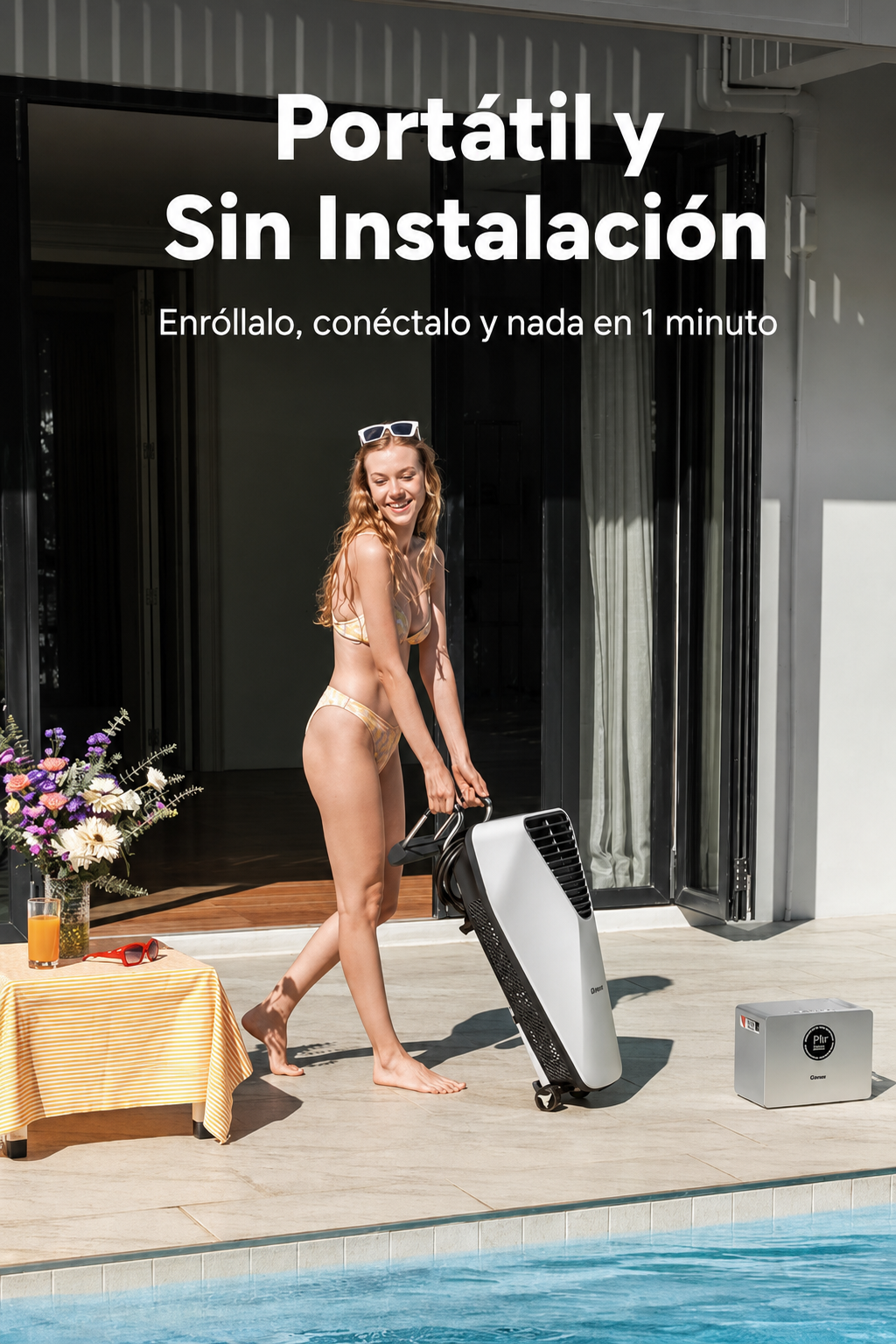 iGarden Swim Jet X Series Máquina de Contracorriente Portátil para Piscina sin Obras