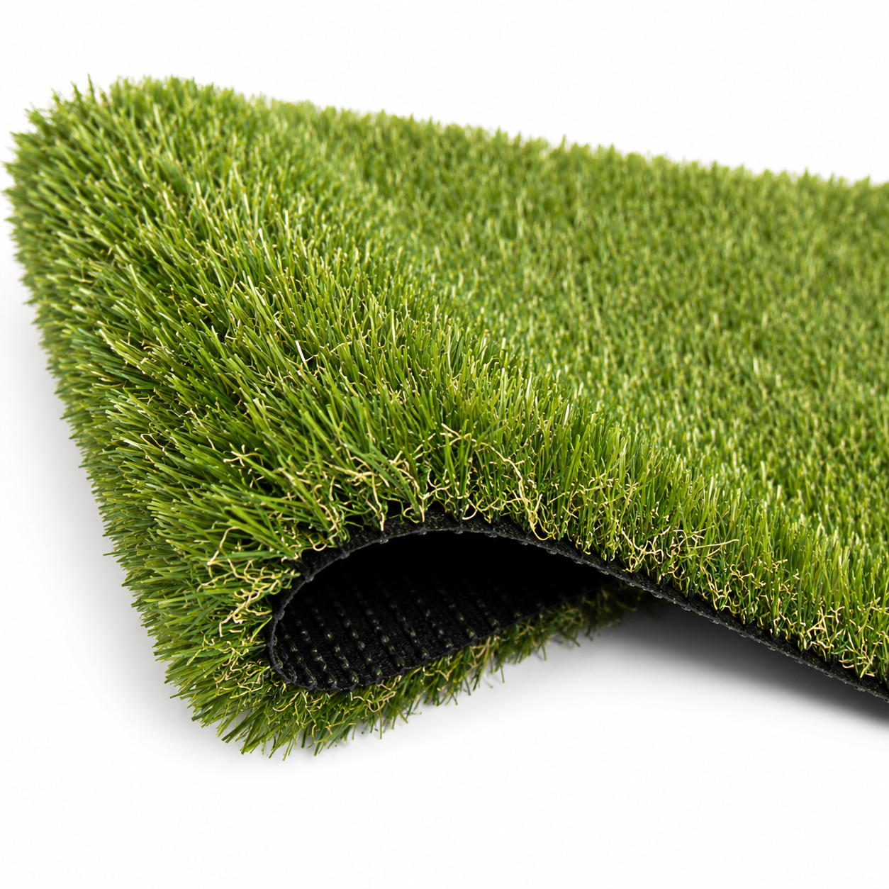 Rotolo prato sintetico 40mm giardino alta densità uso esterno naturale 1x5m (5m2)