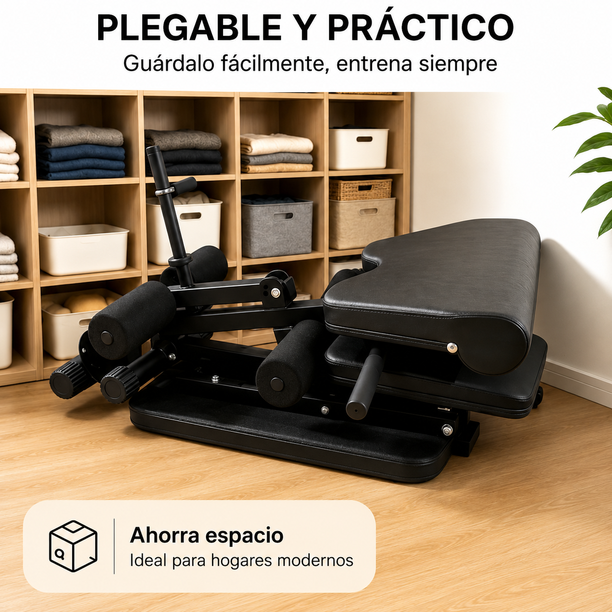 Banco De Musculación Plegable 2 En 1 Scott 120 Kg