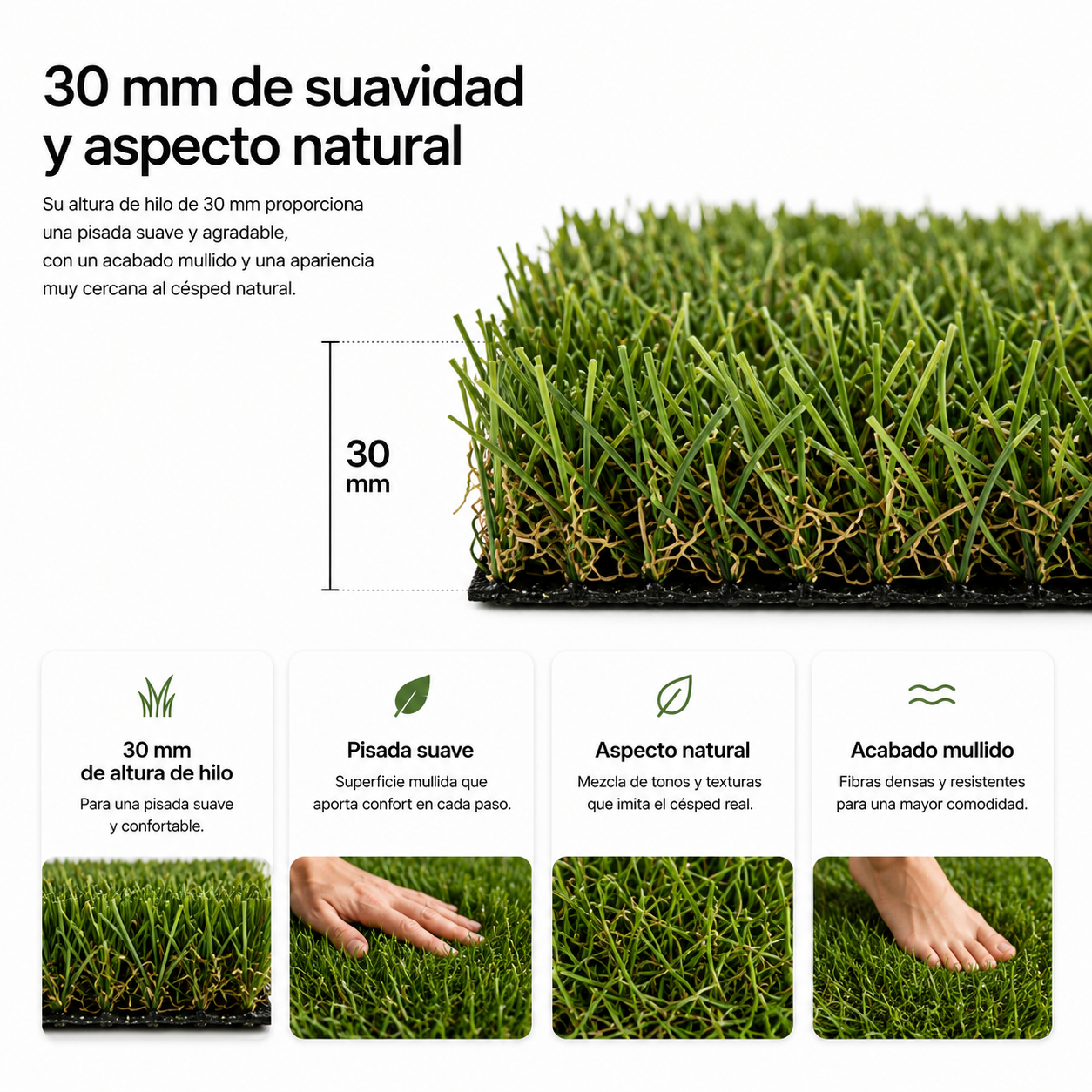 Rol kunstgras Premium 30 mm