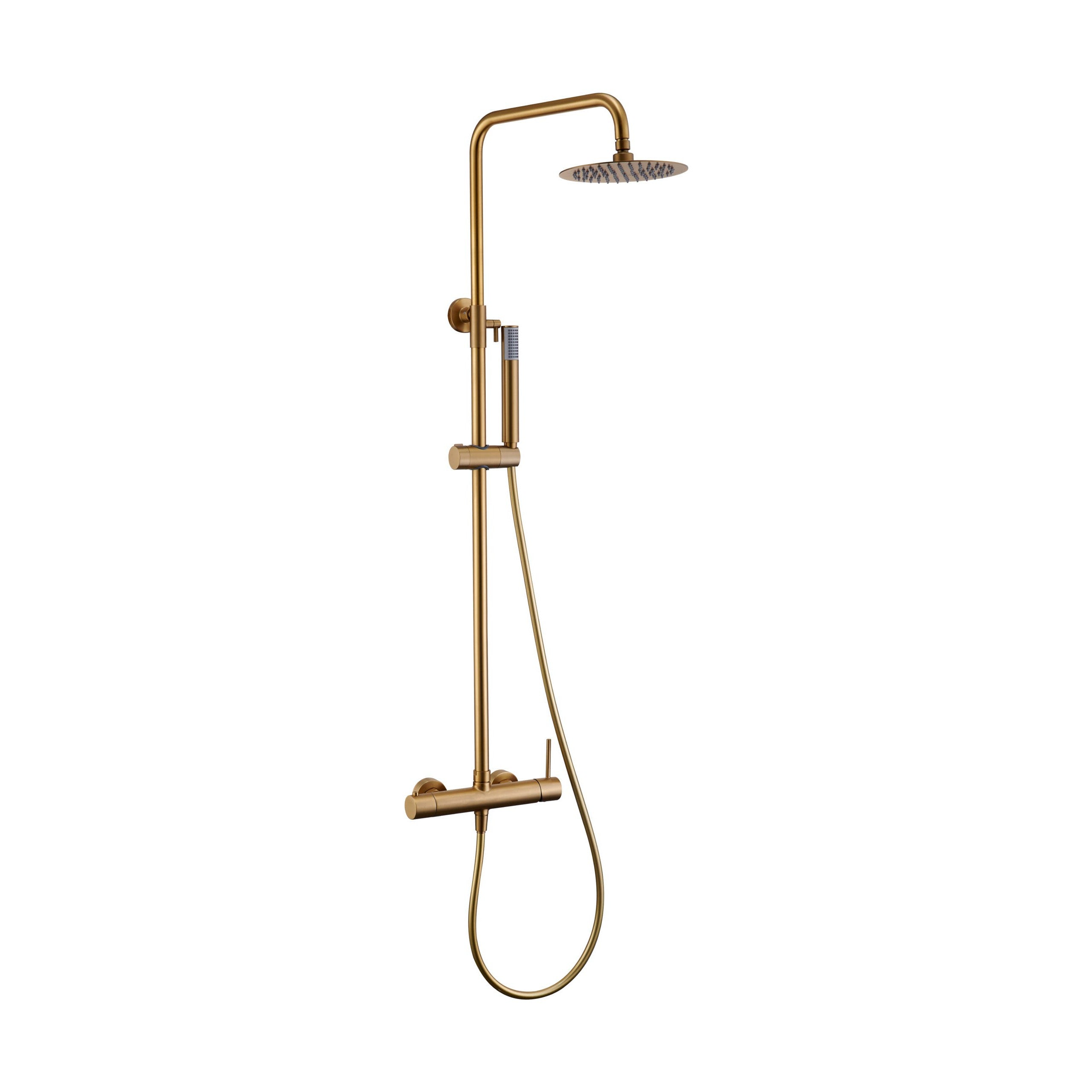 IMEX - Set shower monomando monza gold brushed