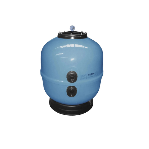 Pack Astralpool - Filtre à sable laminé bleu pour piscine + Valve sélectrice latérale 1½" avec raccords au filtre