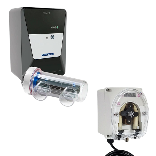 Pack Astralpool - Salzwasserchlorer E Next + Peristaltische Pumpe CTX E-Serie