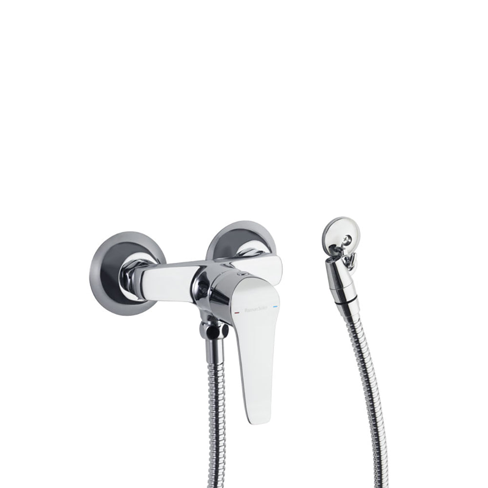 Ramon Soler - Muurschildering voor WC met ABS -accessoires, Chrome