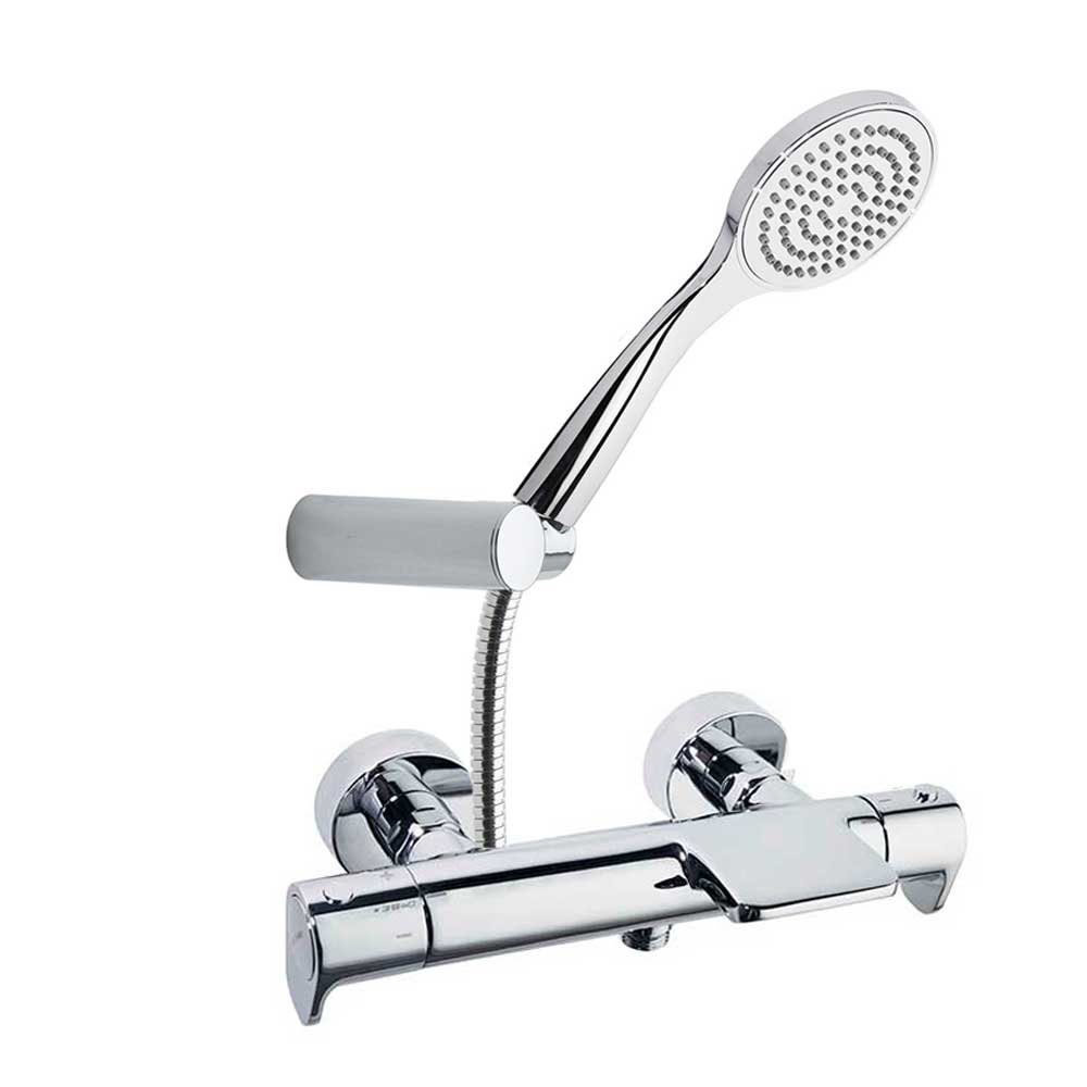 Ramon Soler - Alexia, Bath Thermostat-Ducha Waterfall avec équipement de douche, Chrome