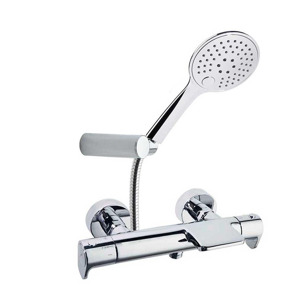 Ramon Soler - Alexia, Bath Thermostat-Ducha Waterfall met doucheapparatuur, Chrome