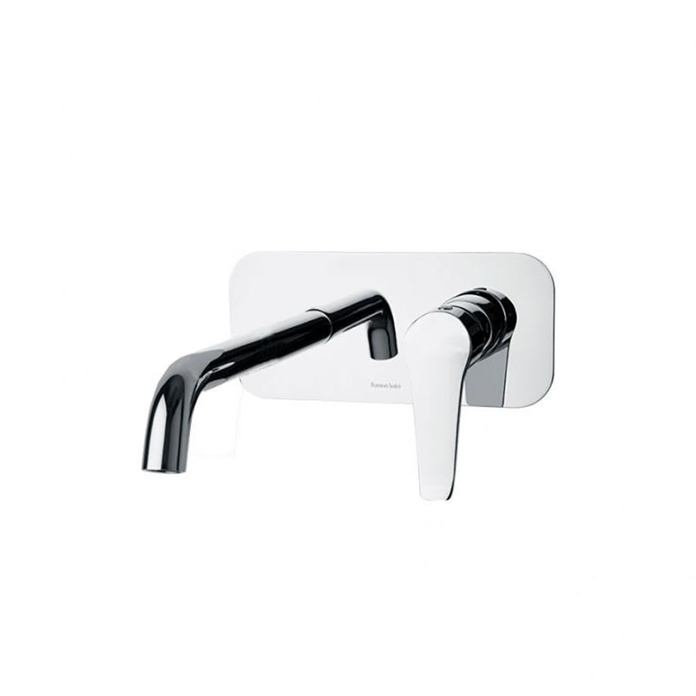 Ramon Soler - Ypsilon Plus, monomand of mural built -made sink with 24cm pipe, chrome