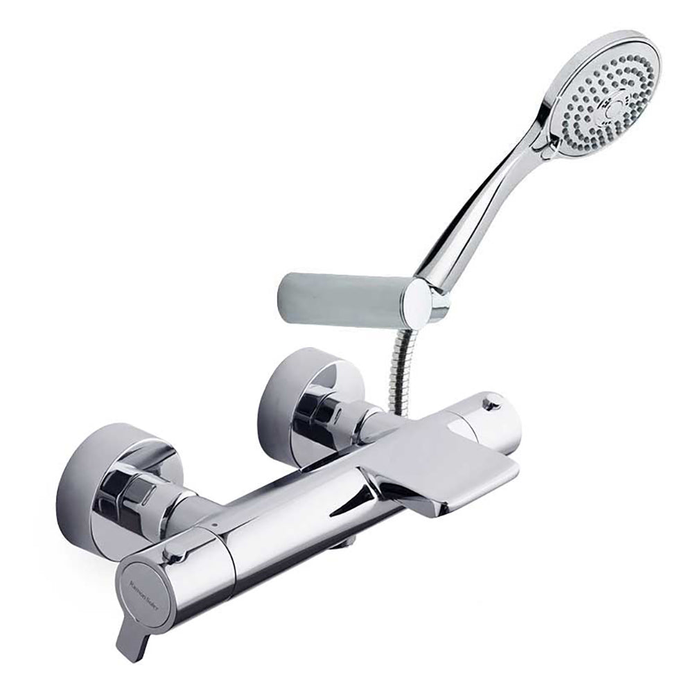 Ramon Soler - Blautherm, bathroom-ducha thermostat with waterfall and shower equipment, chrome